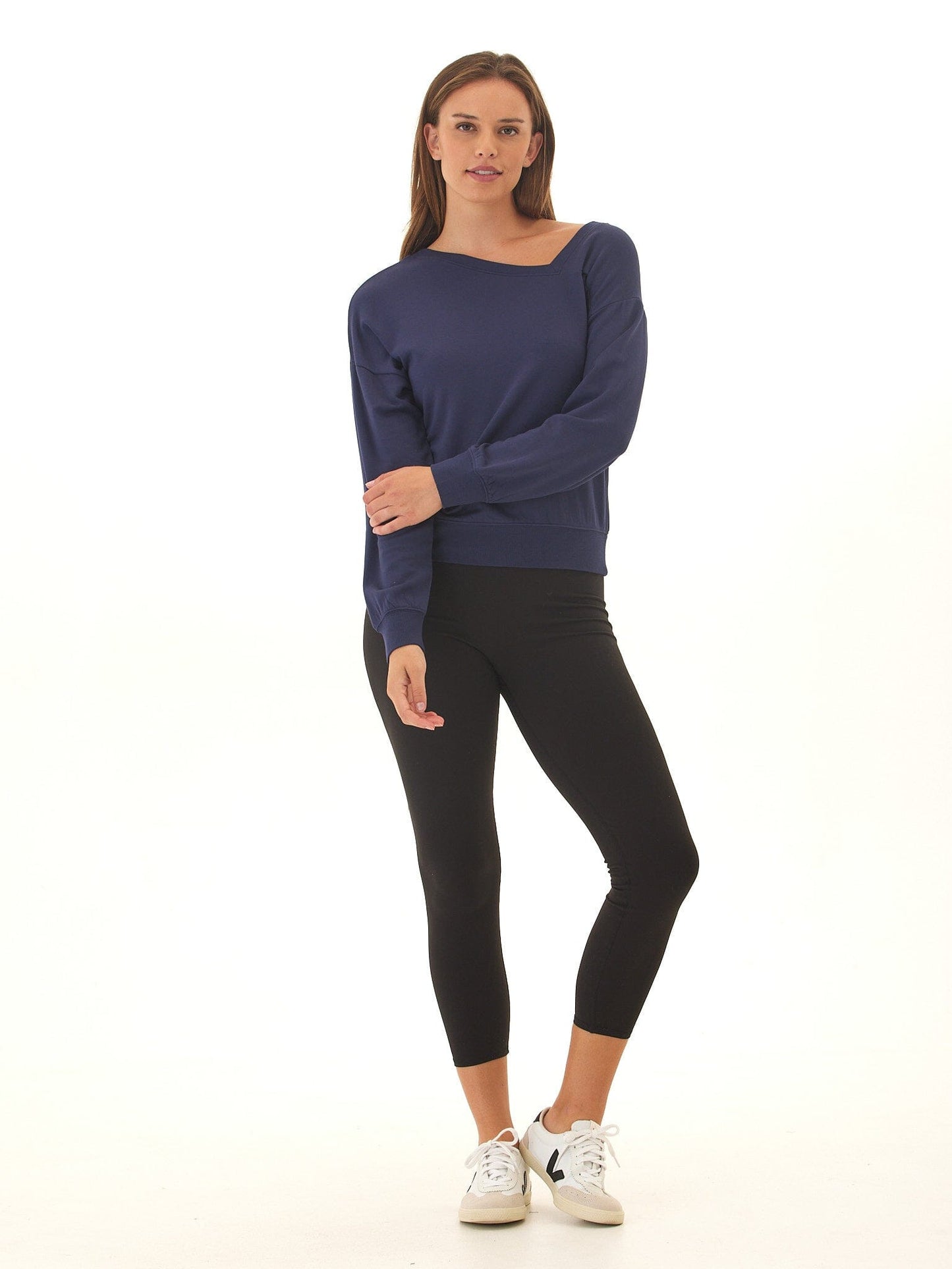 Merida Feather Fleece Asymmetrical Pullover