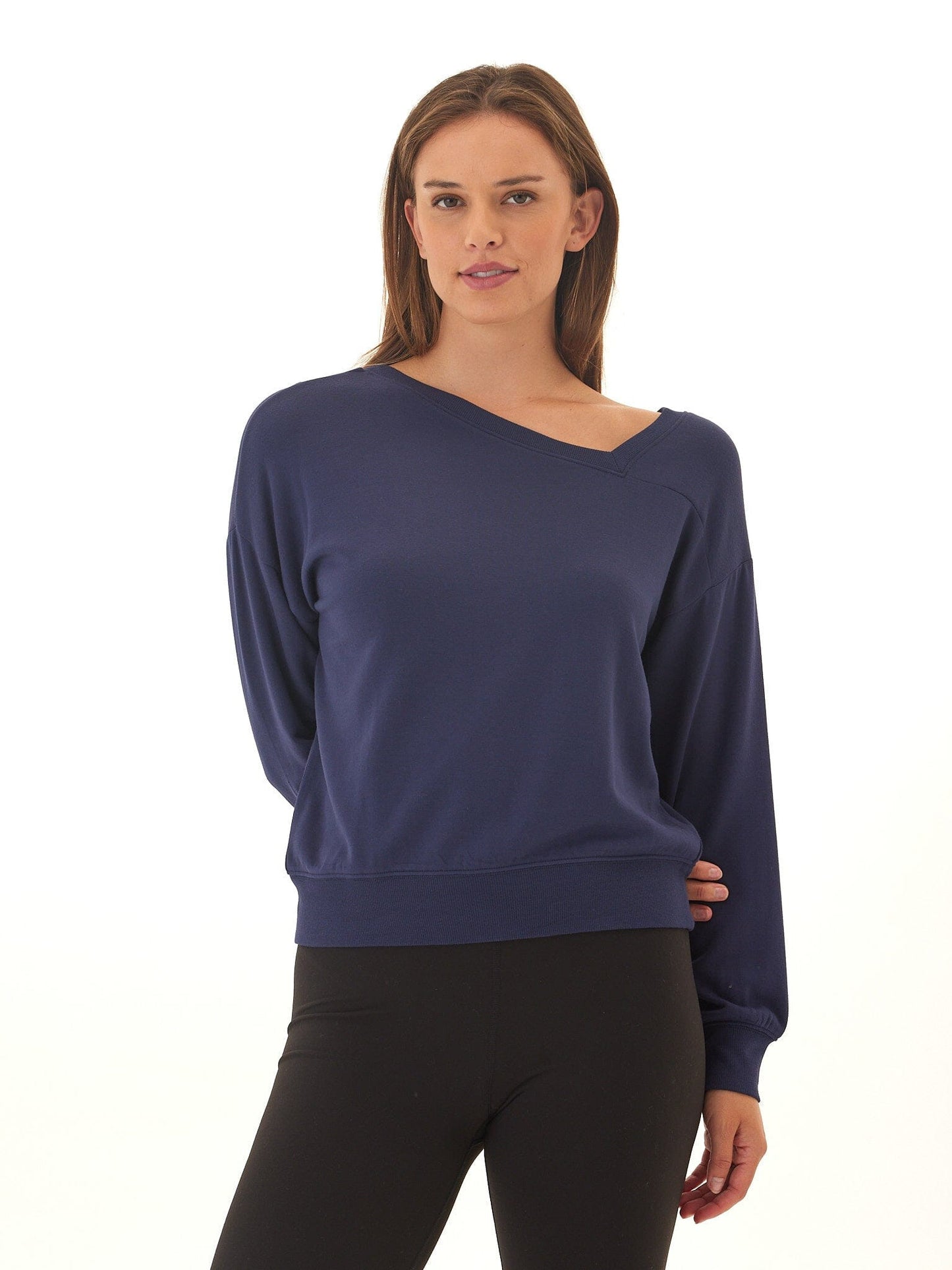 Merida Feather Fleece Asymmetrical Pullover