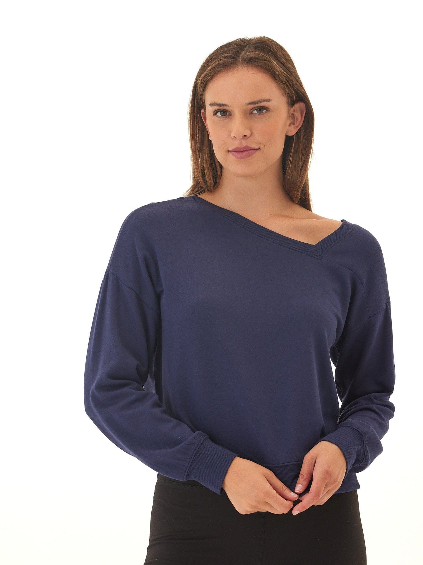 Merida Feather Fleece Asymmetrical Pullover