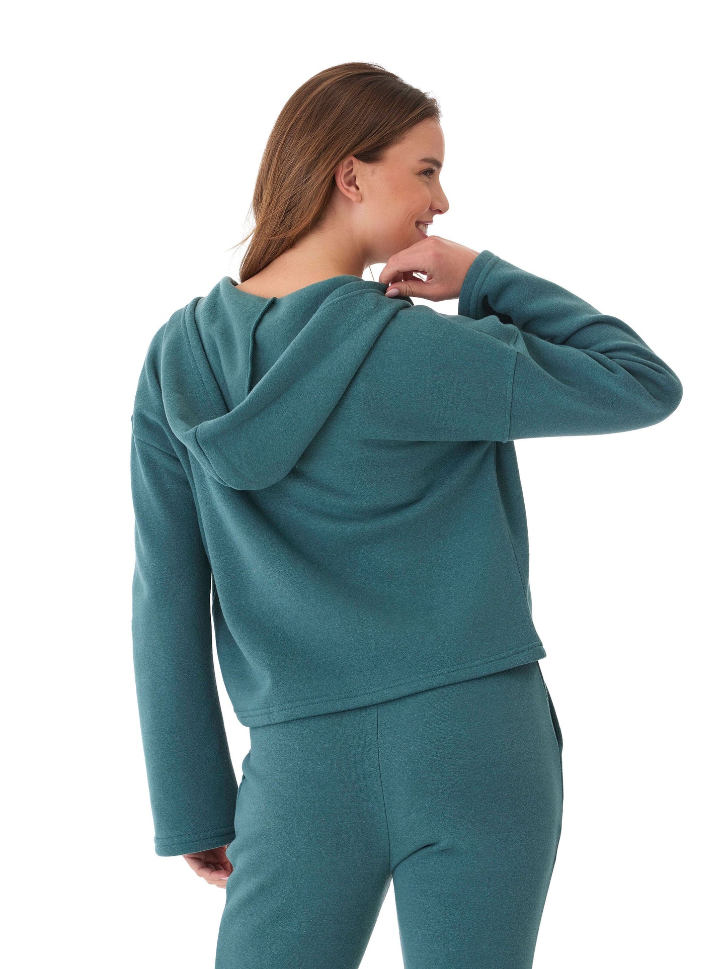 Raychelle Triblend Fleece Pocket Hoodie