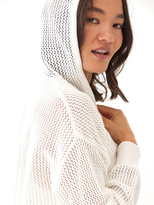 Laurel Beach Knit Pullover Hoodie