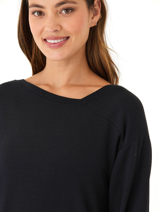 Merida Feather Fleece Asymmetrical Tunic