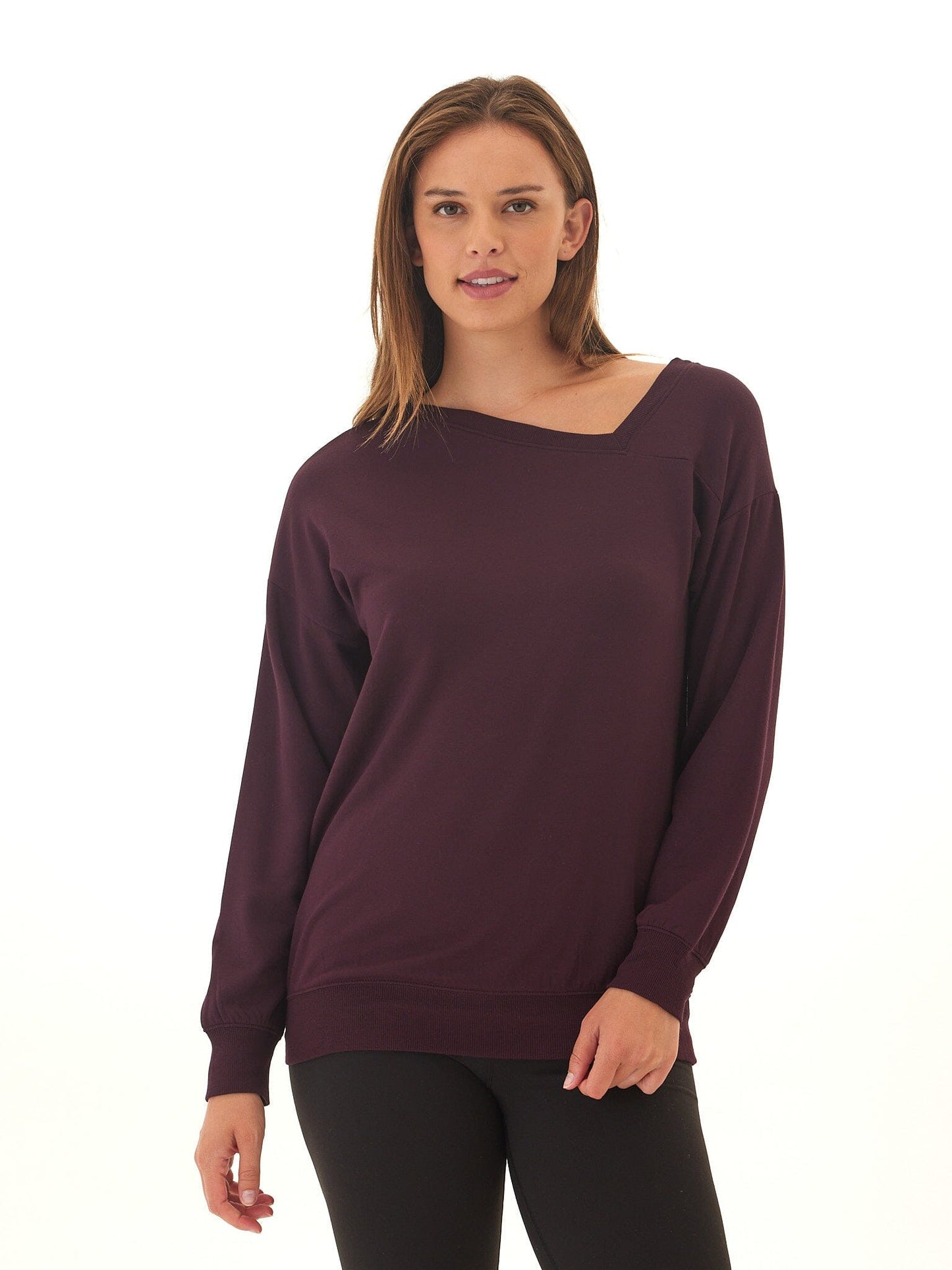 Merida Feather Fleece Asymmetrical Tunic