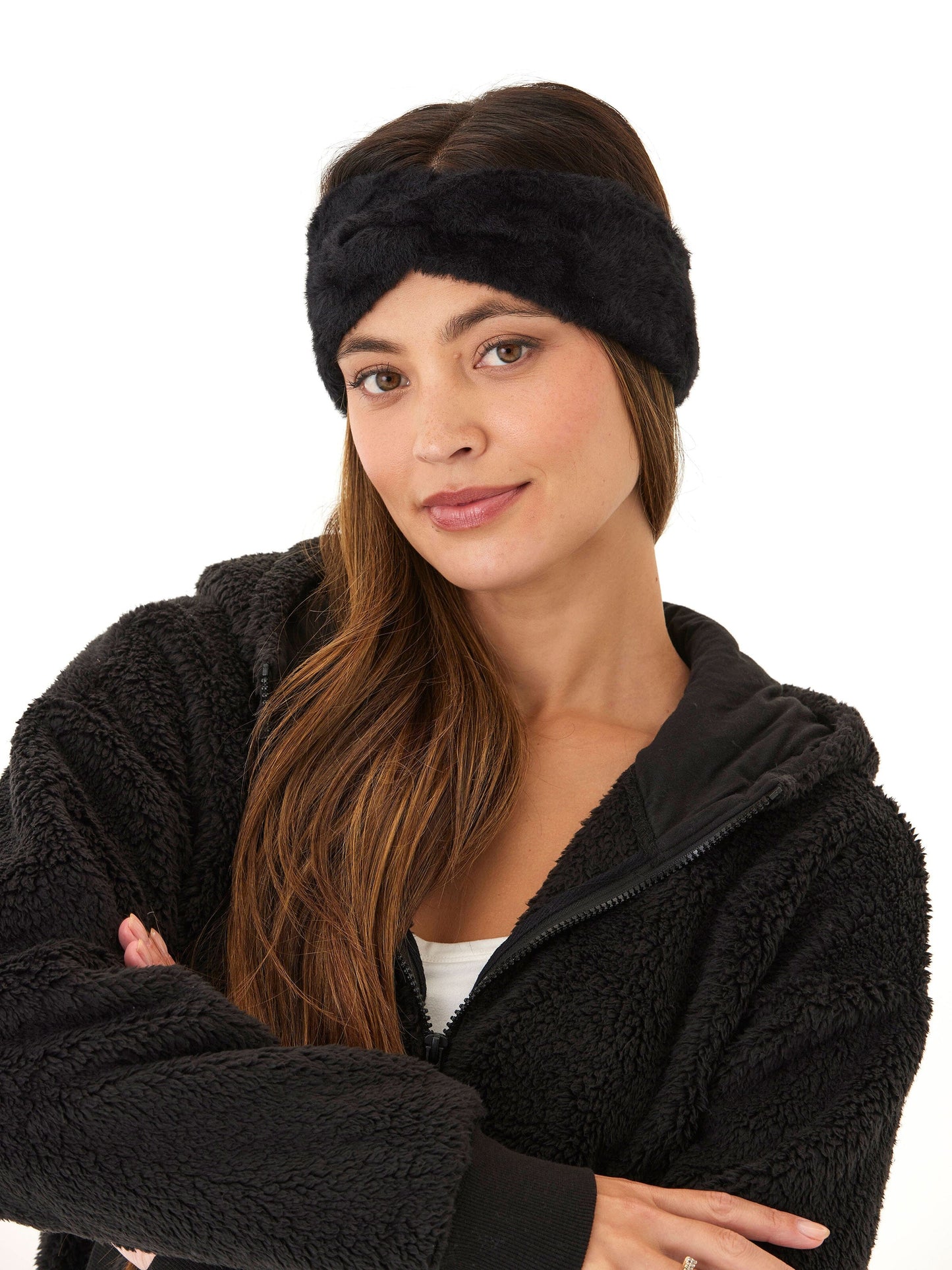 Fuzzy Knit Headband
