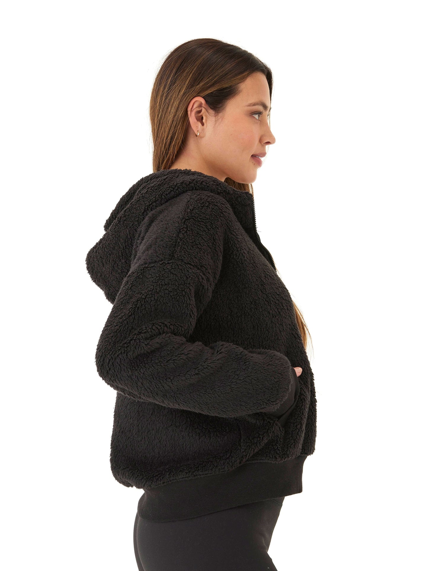 Izara Sherpa Full Zip Hoodie