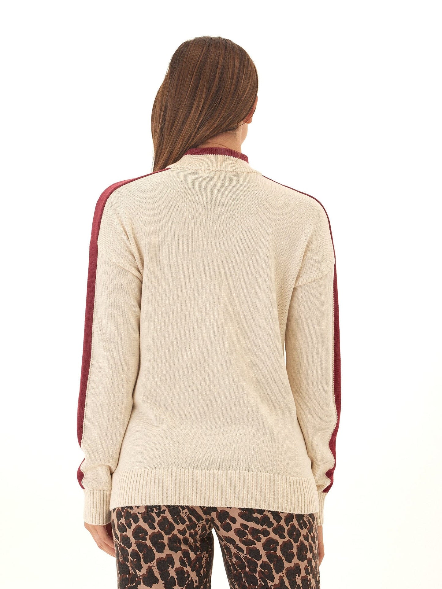 Akiko Cotton Blend Turtleneck Sweater