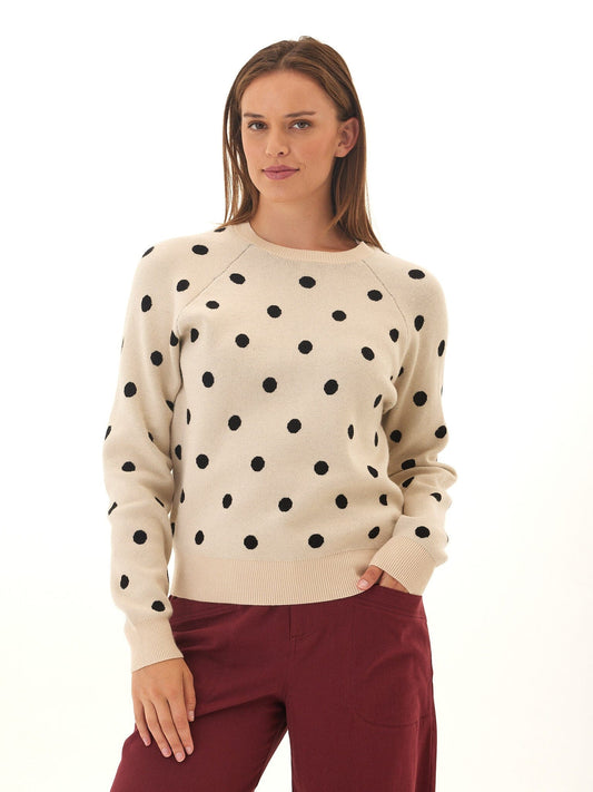 Deandra Polka Dot Cozy Sweater