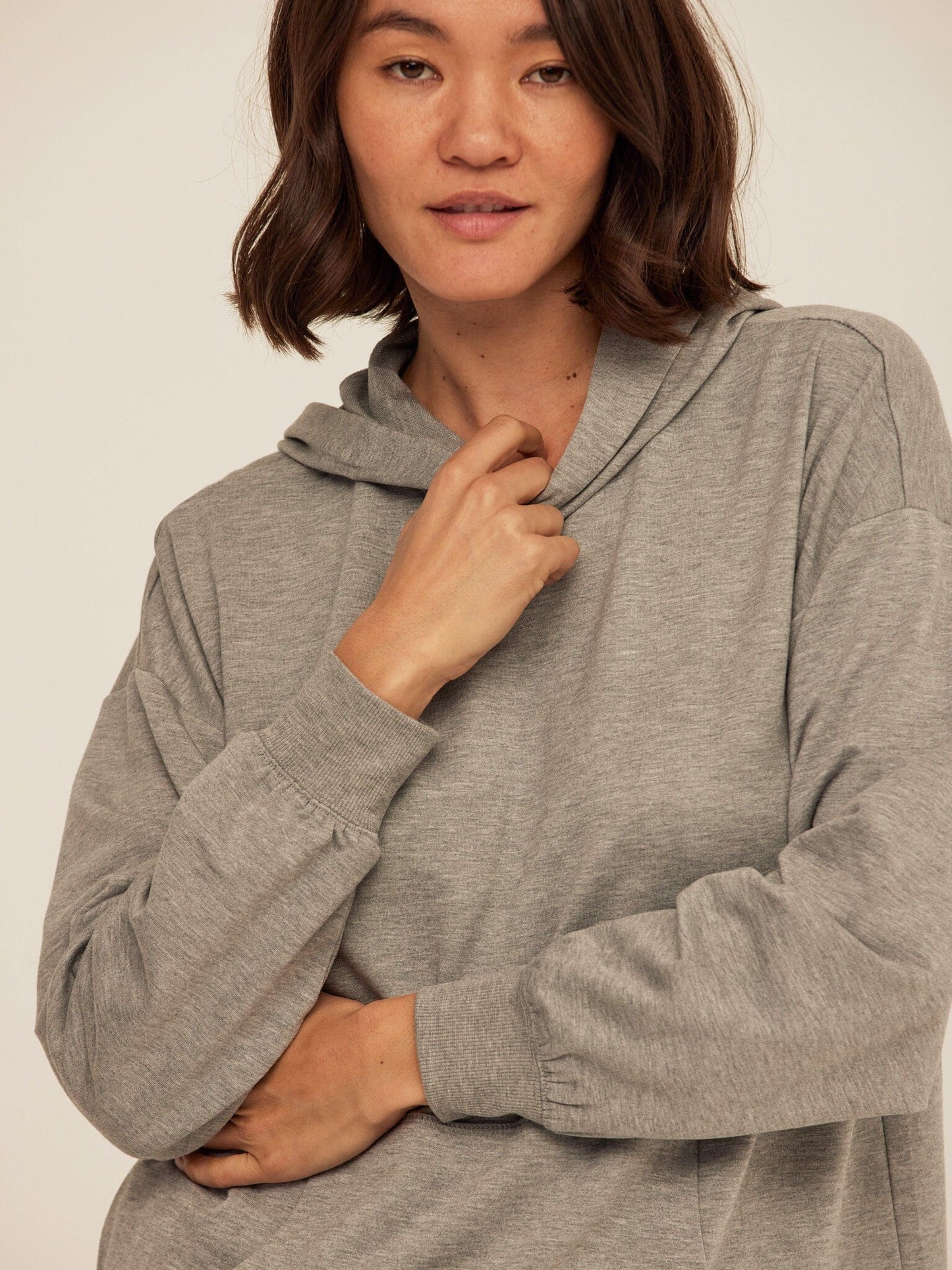 Sylvie Modal Terry Oversized Pullover Hoodie
