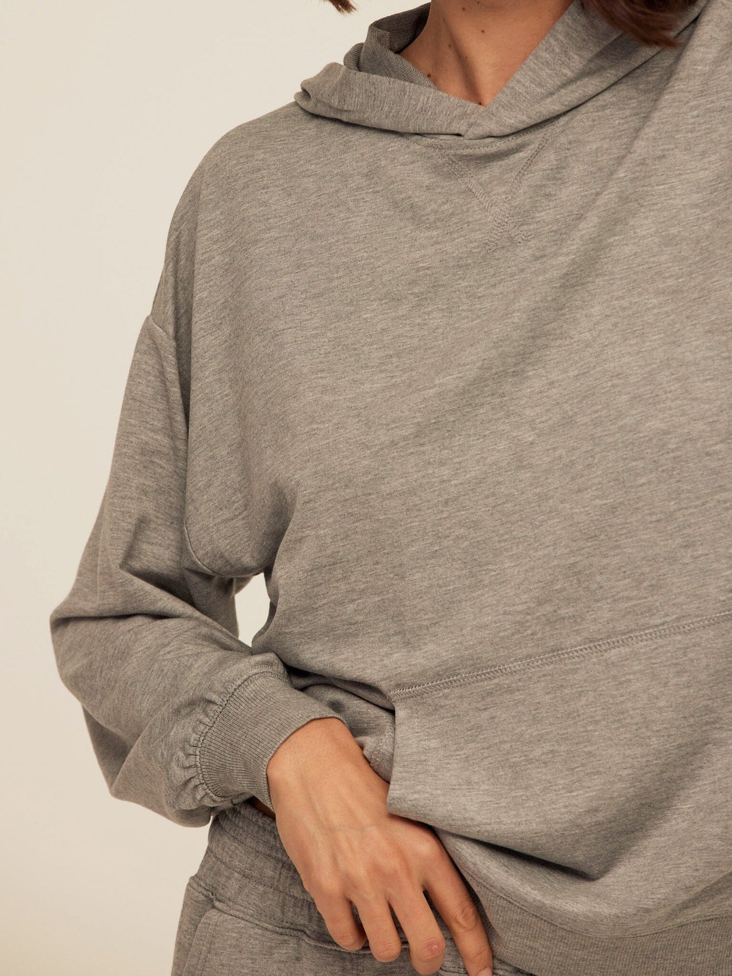 Sylvie Modal Terry Oversized Pullover Hoodie