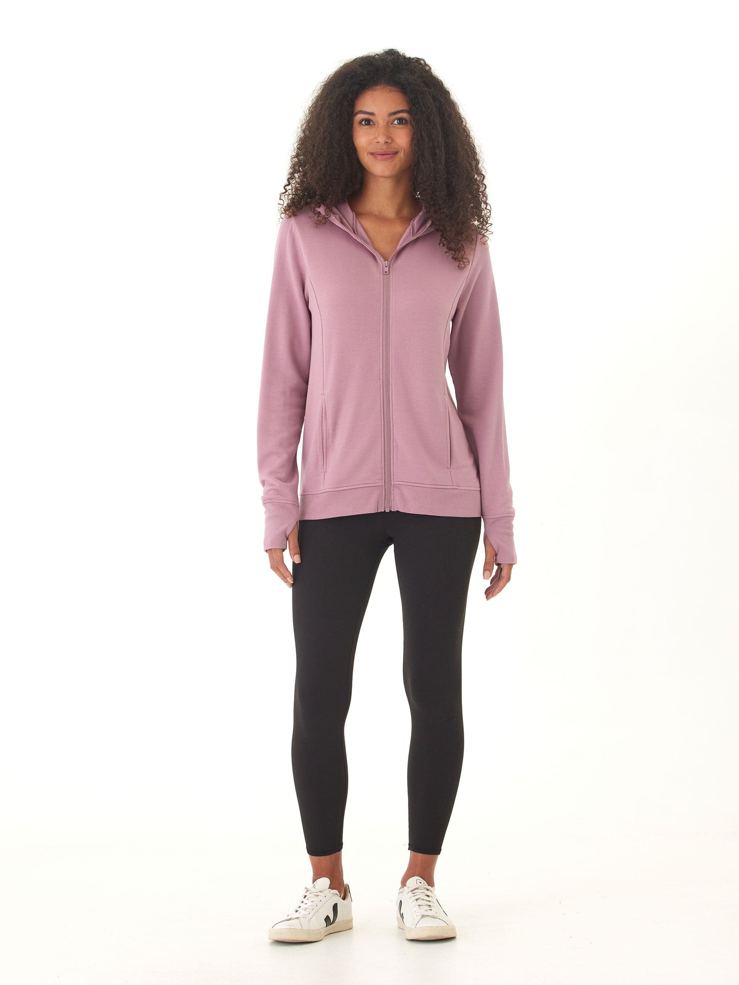 Neyra Feather Fleece Zip Hoodie