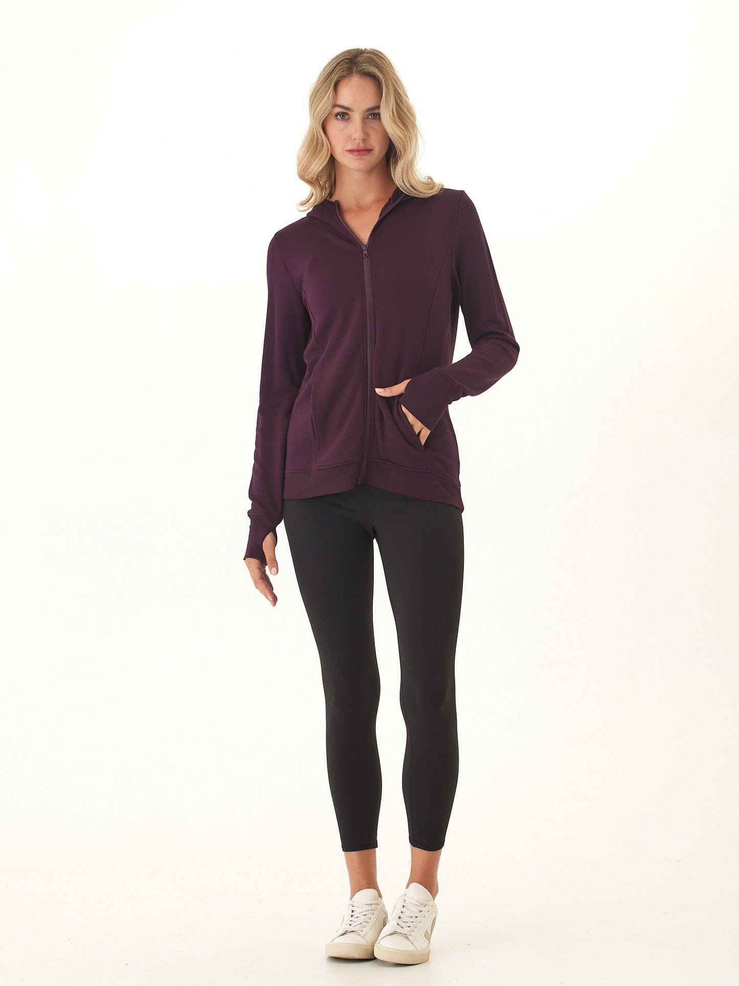 Neyra Feather Fleece Zip Hoodie