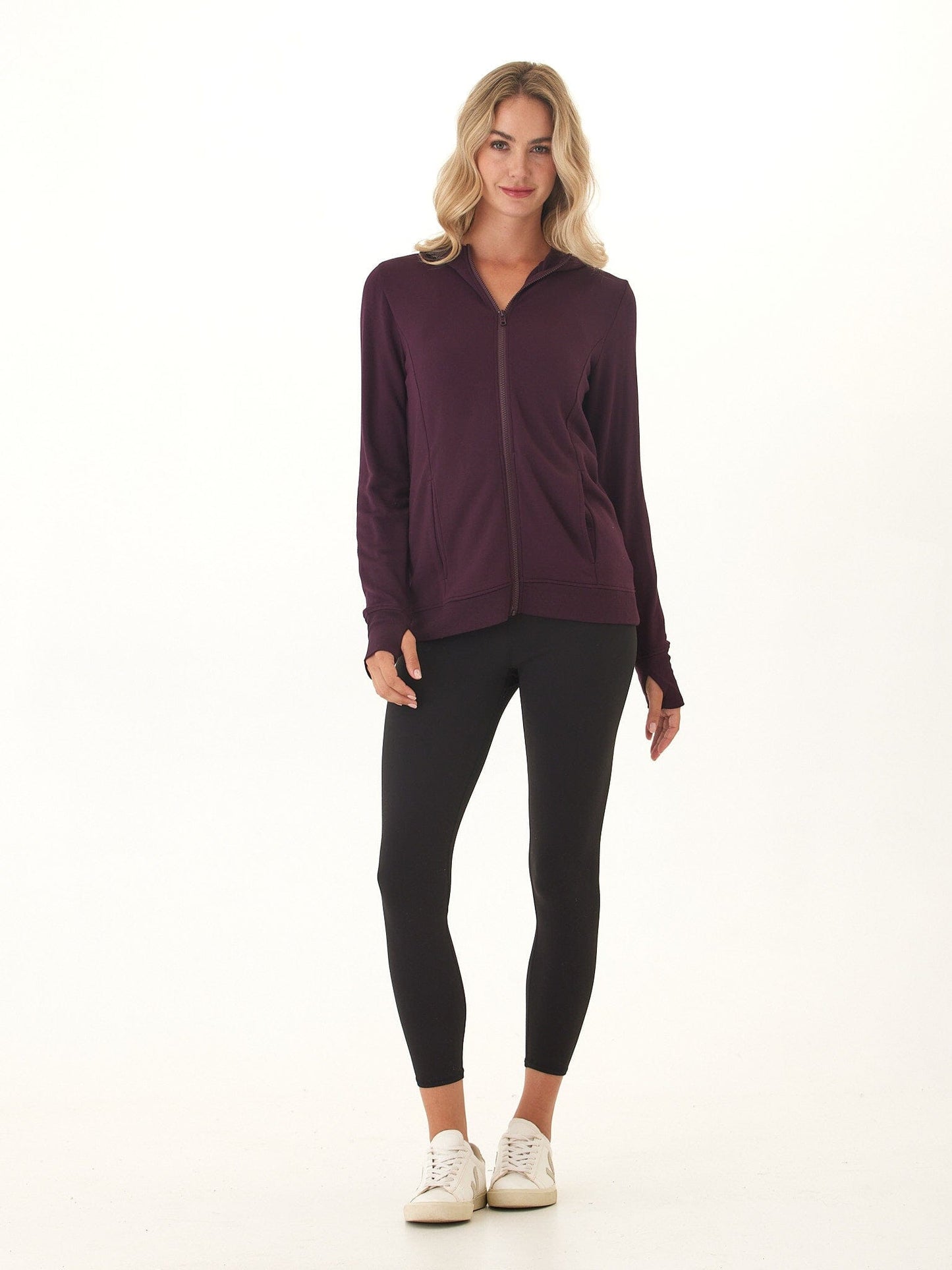 Neyra Feather Fleece Zip Hoodie