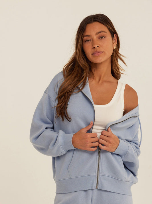 Corissa Triblend Fleece Zip Hoodie