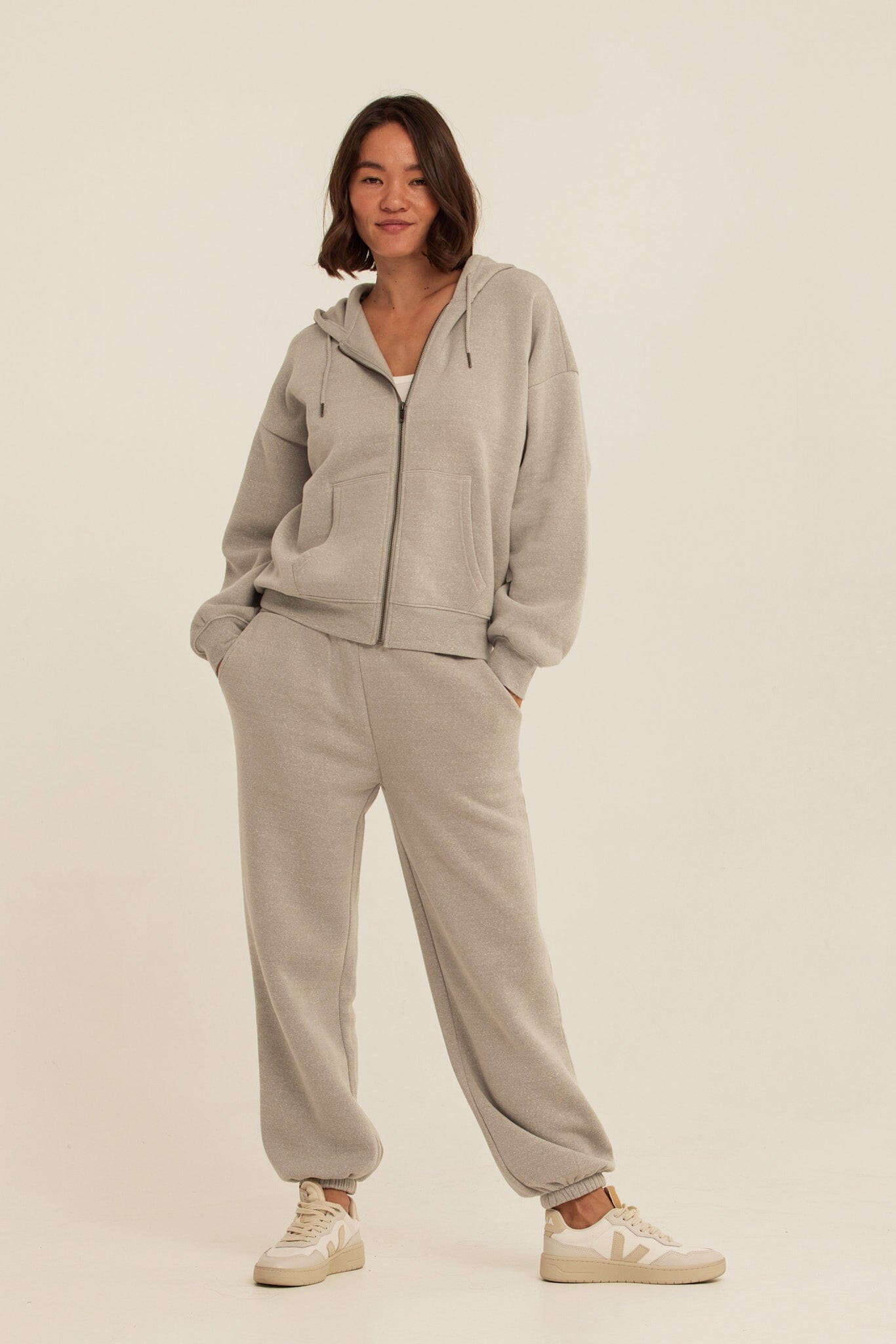 Corissa Triblend Fleece Zip Hoodie