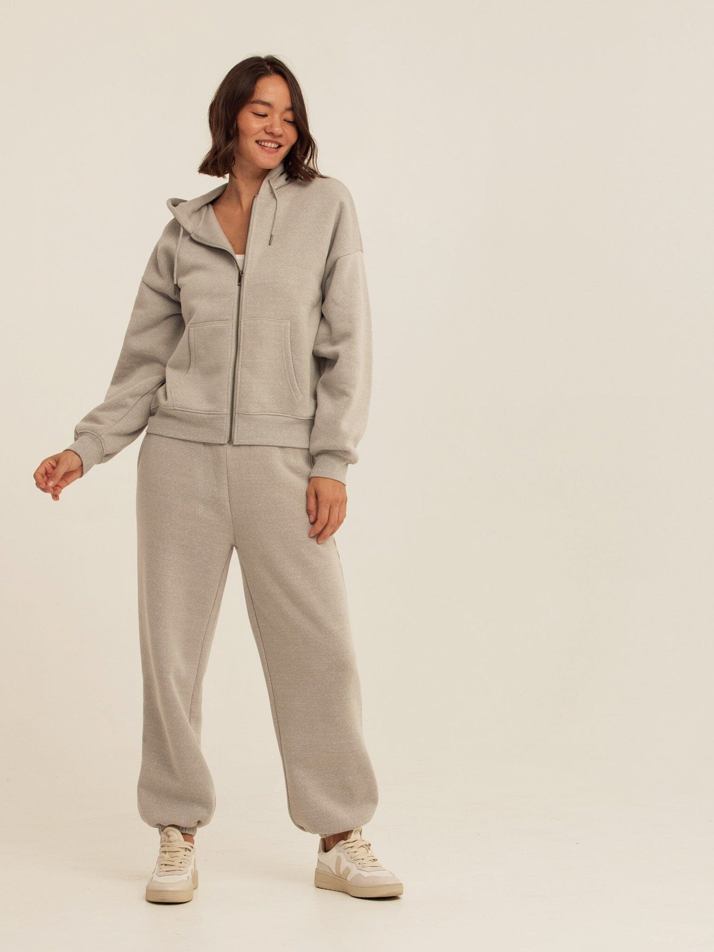 Corissa Triblend Fleece Zip Hoodie