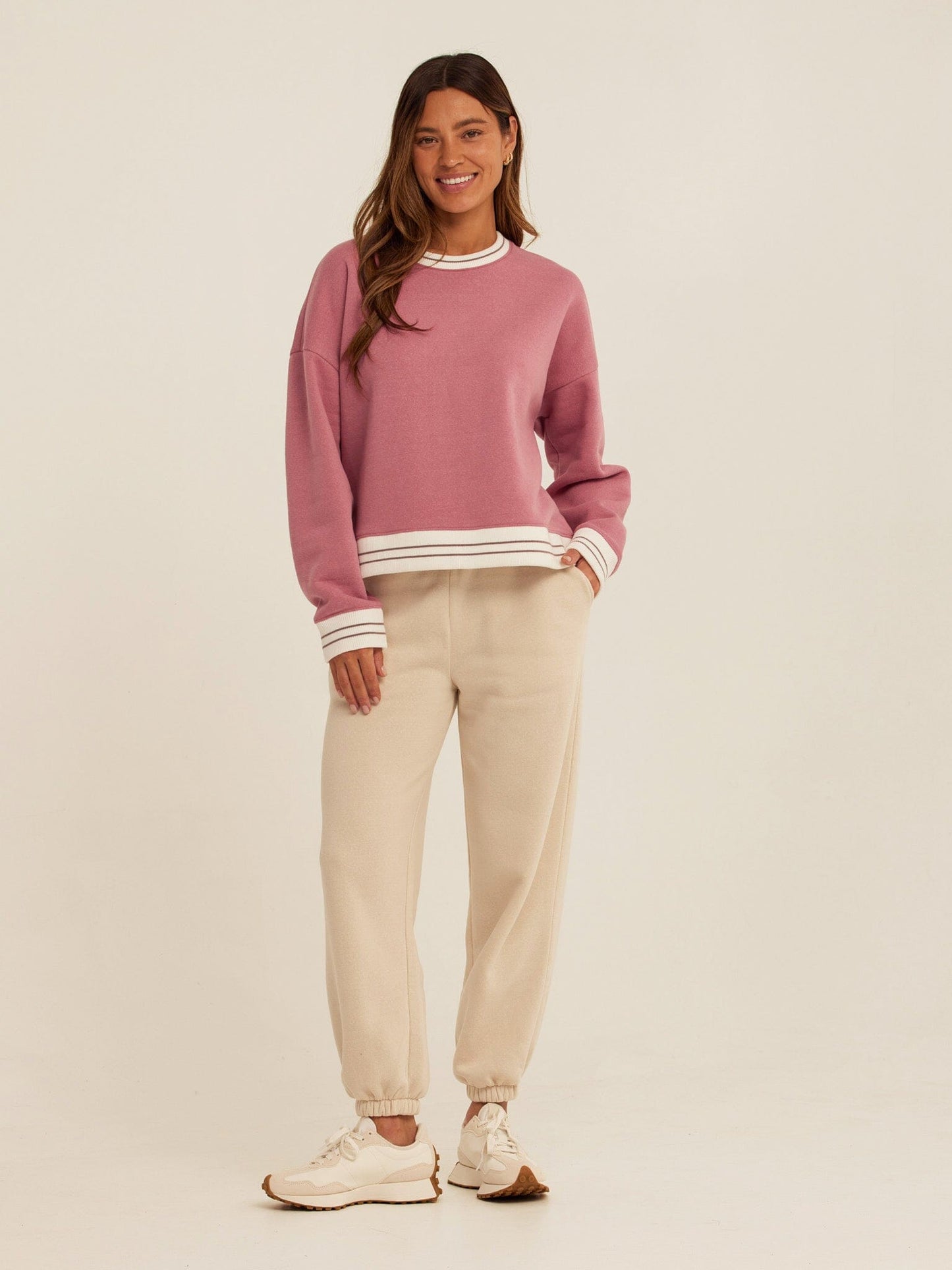 Jahmeera Triblend Fleece Collegiate Pullover