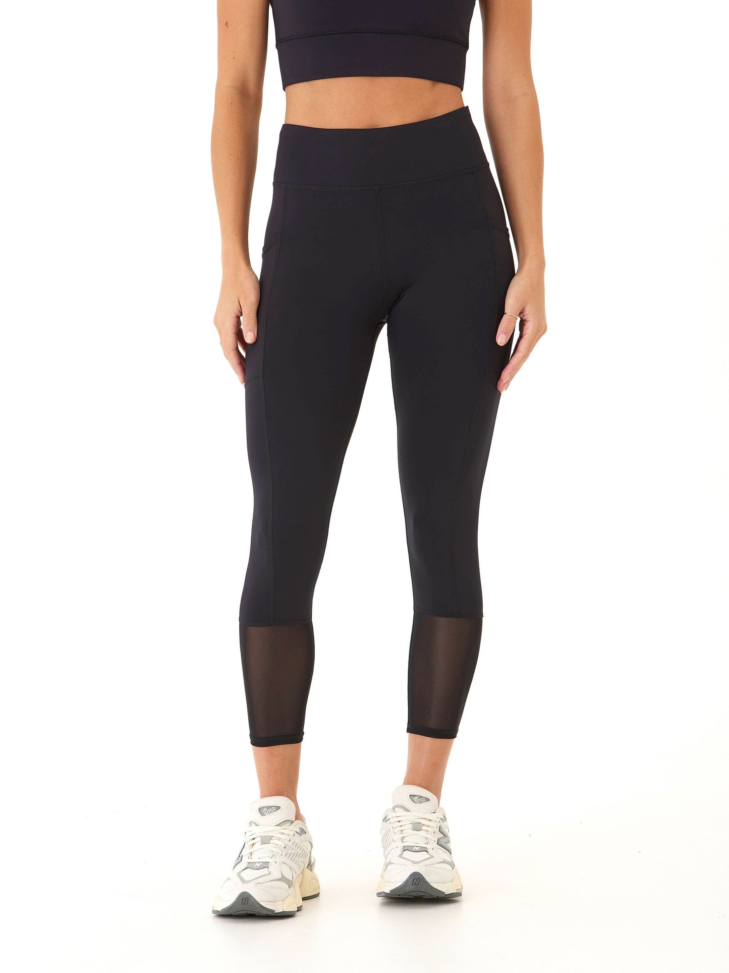 Katalina High Rise Performance Mesh Panel 7/8 Legging
