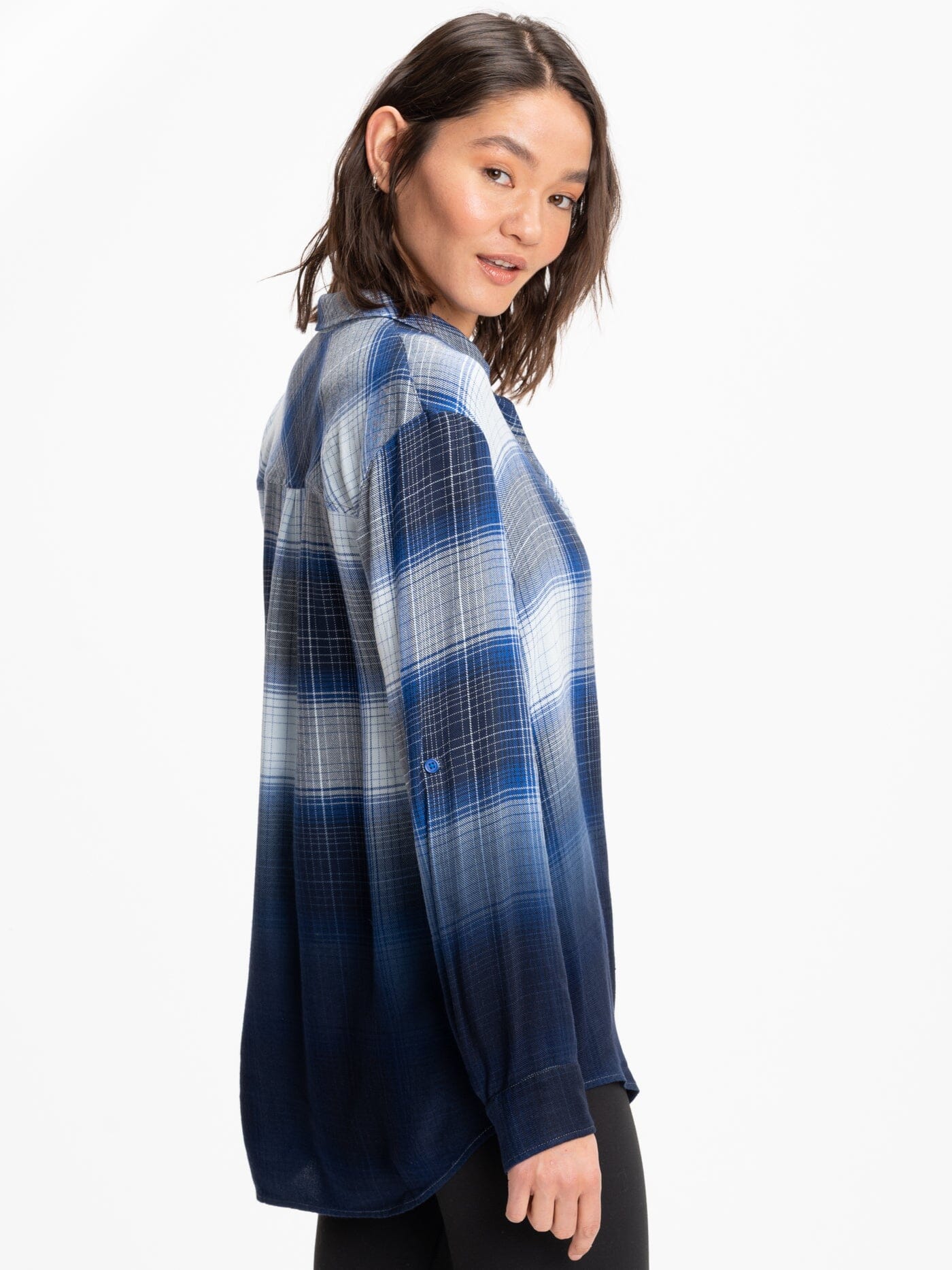 Marlow Woven Button-Up Plaid Shirt