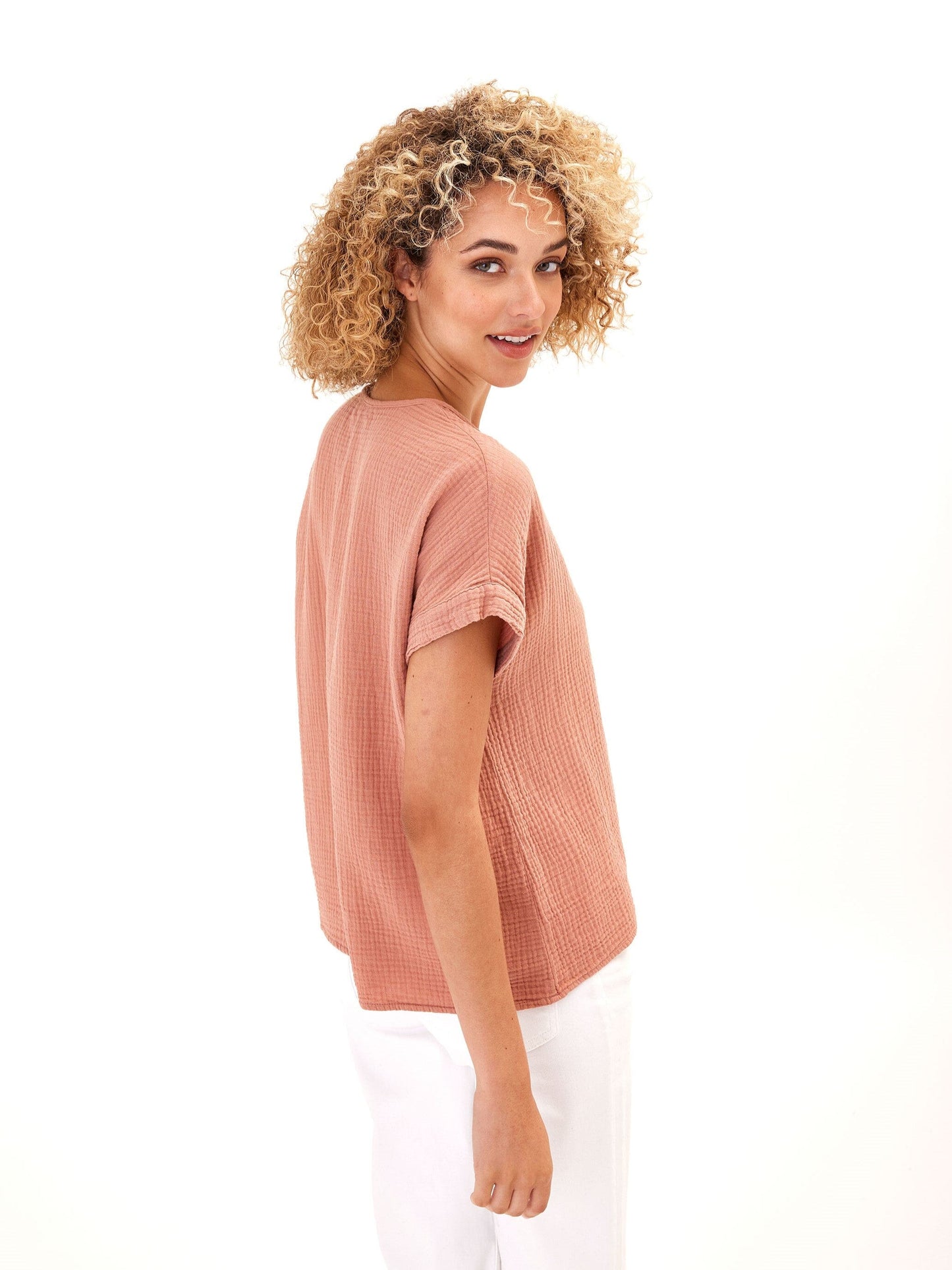 Celia Gauze Top