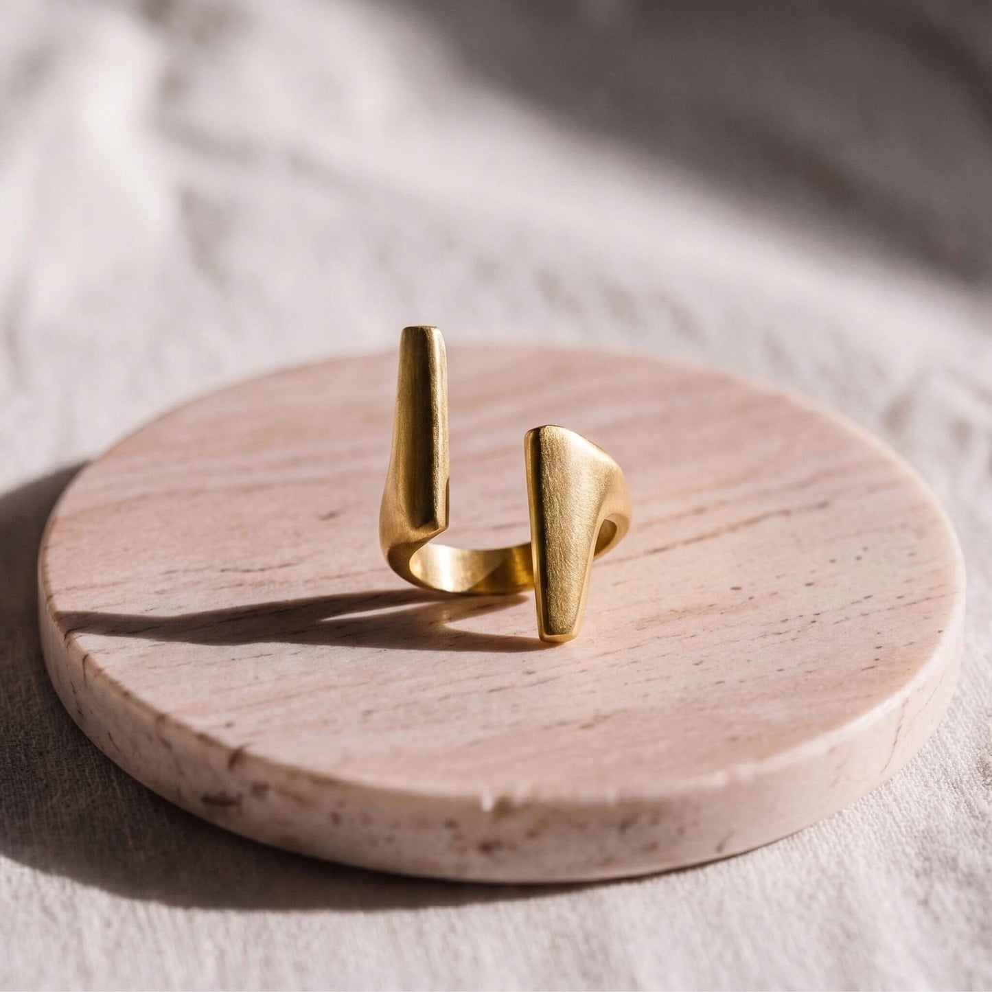 Taa Adjustable Initial Double Parallel Bar Ring Ecodunia