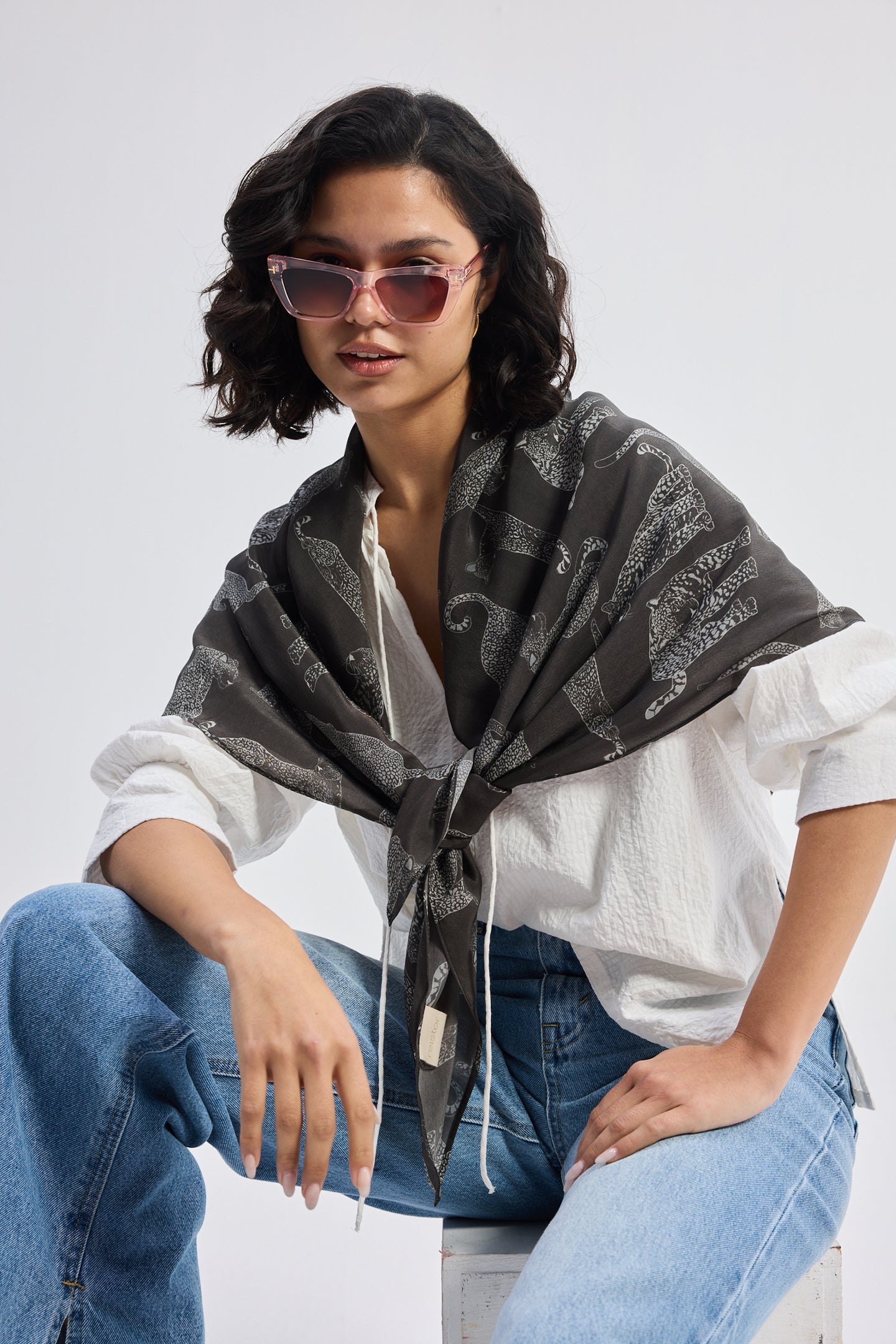 The Mara Scarf in Black
