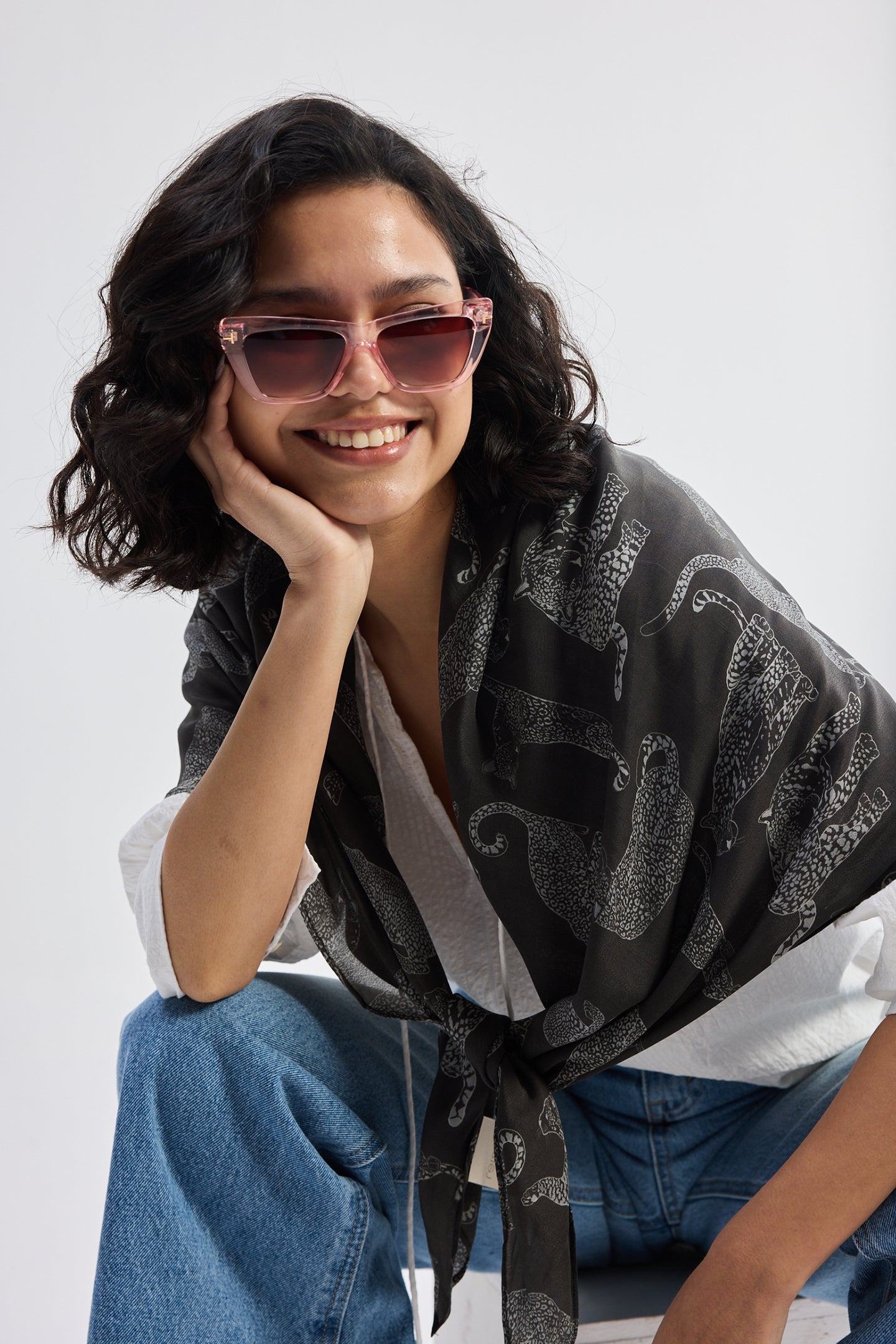 The Mara Scarf in Black