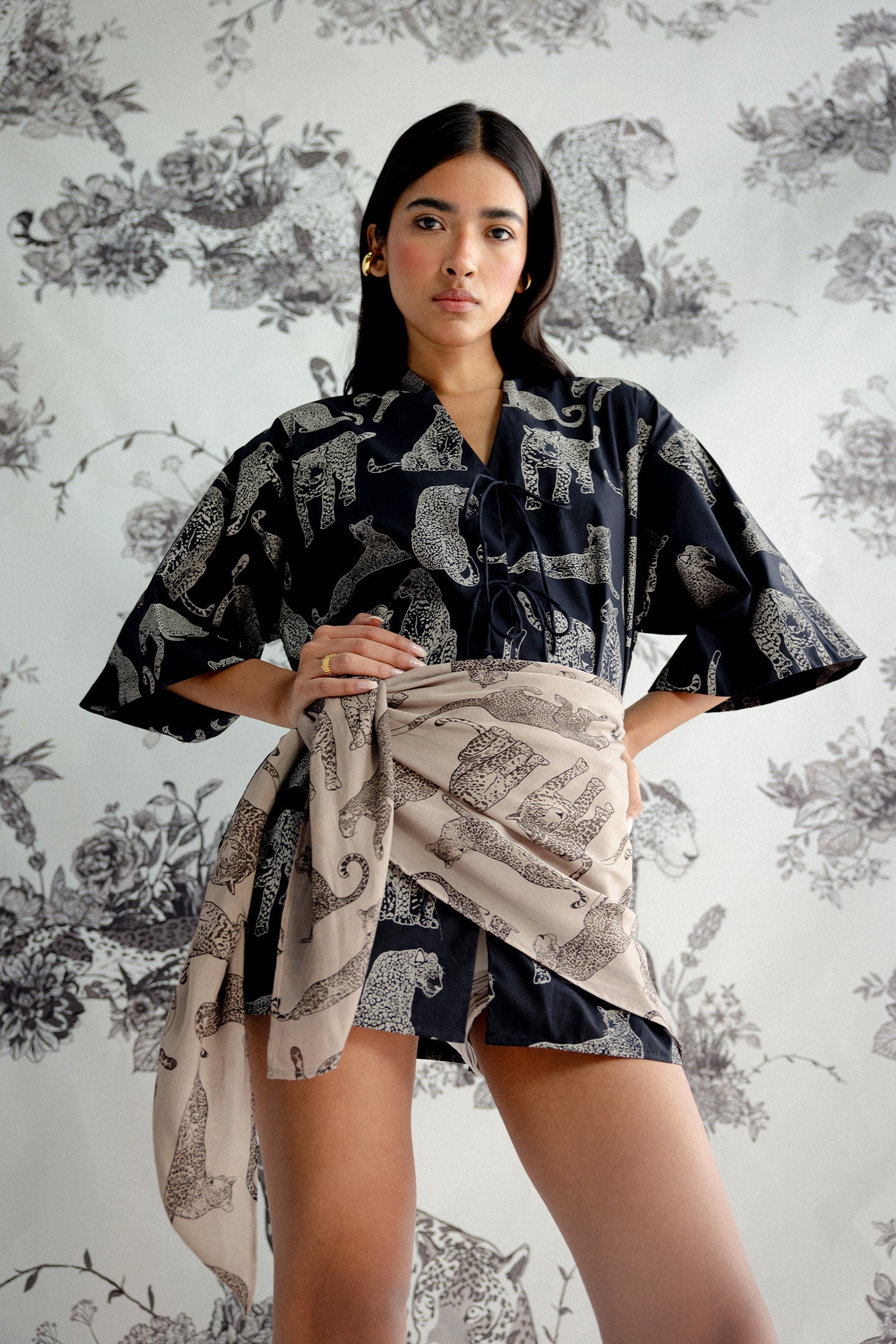 The Mara Scarf in Brown