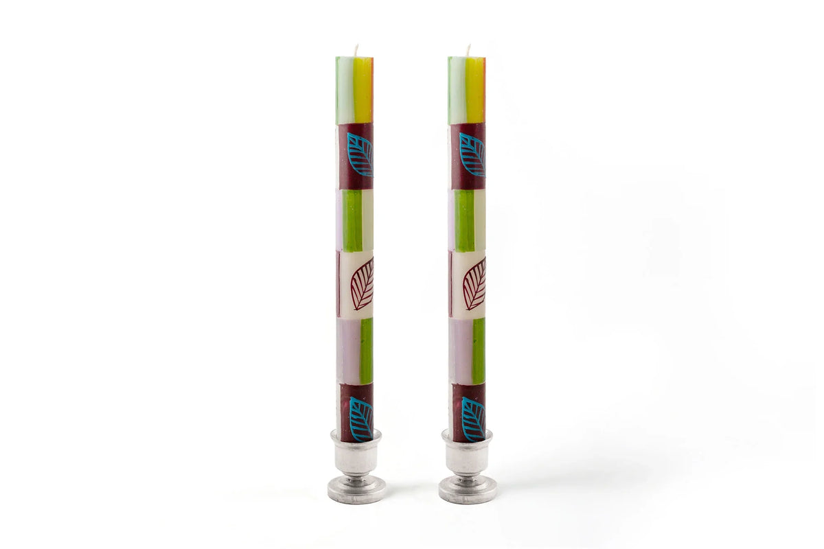 Magic Garden Painted Candles