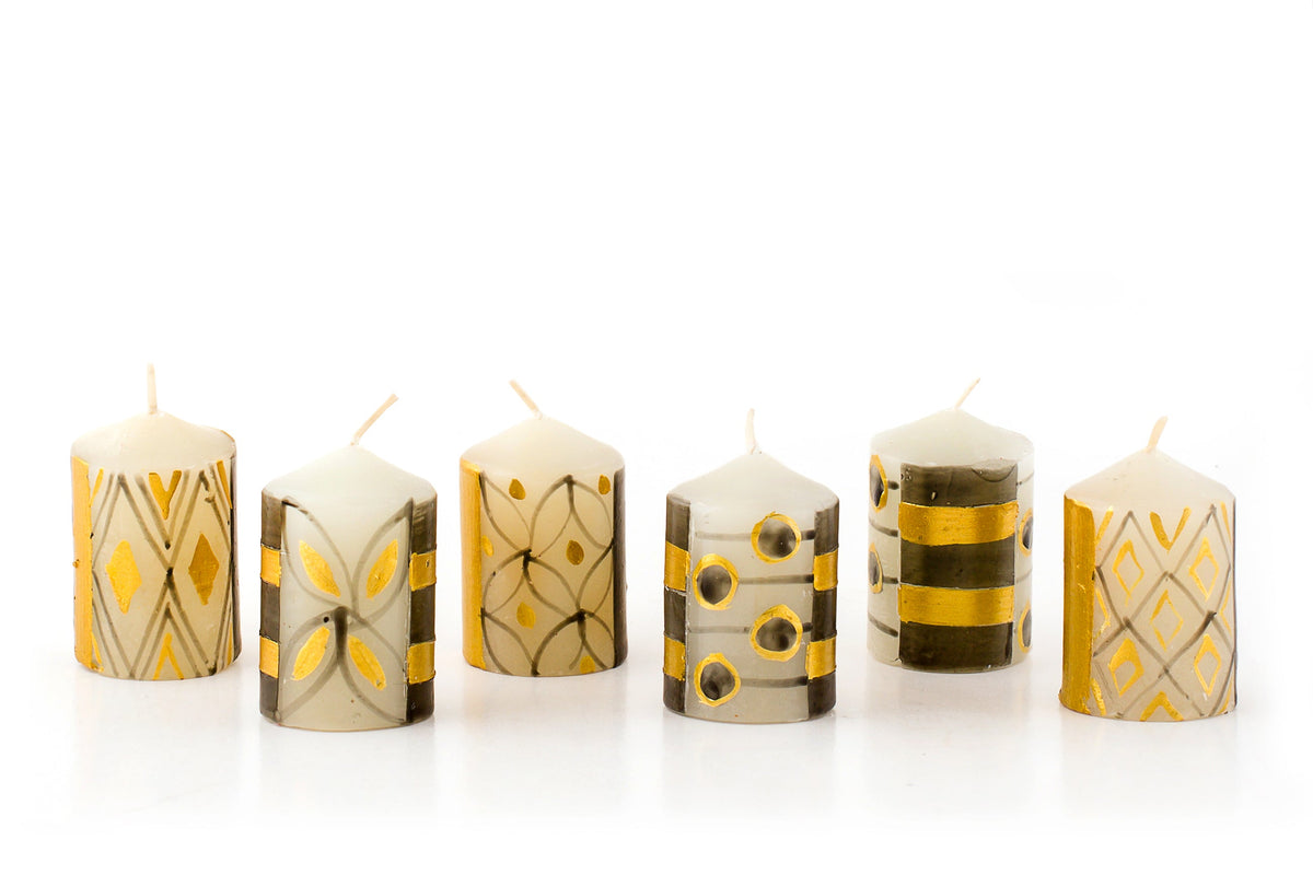 Celebration Painted Candles