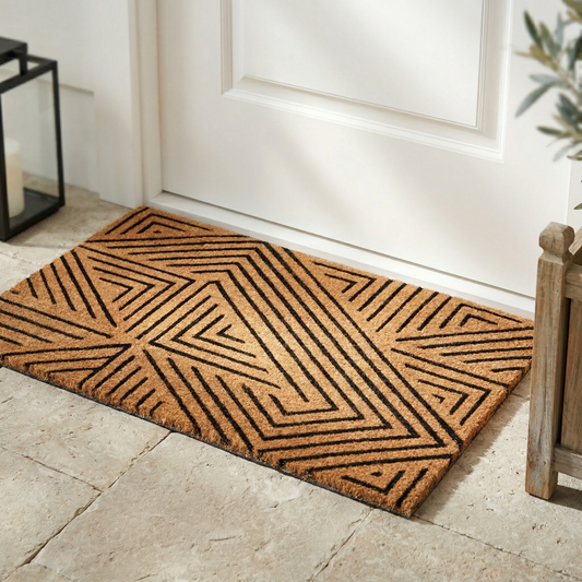 Tokyo Black Coir Doormat