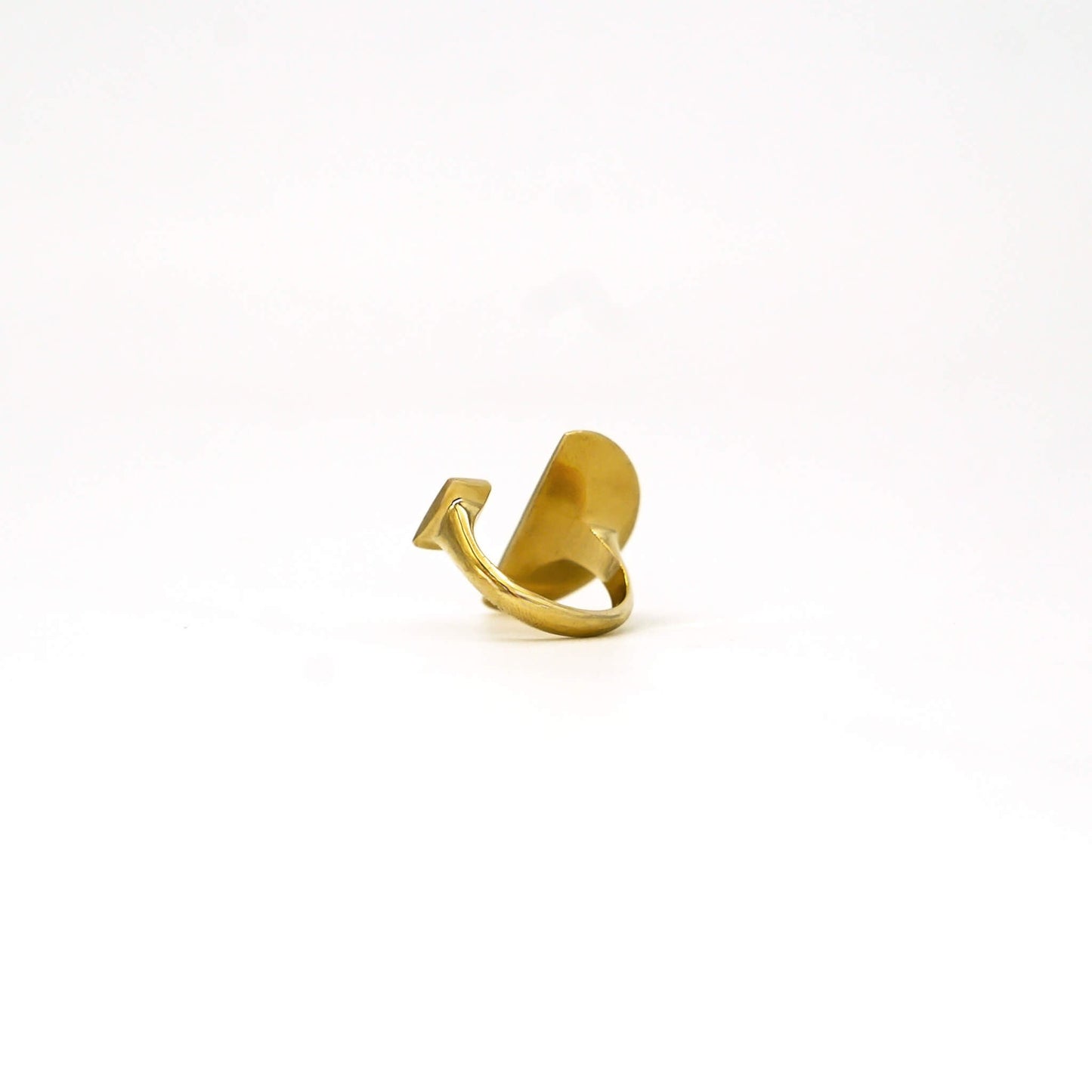 Tondo Brass Adjustable Ring – Unique Women’s Jewelry