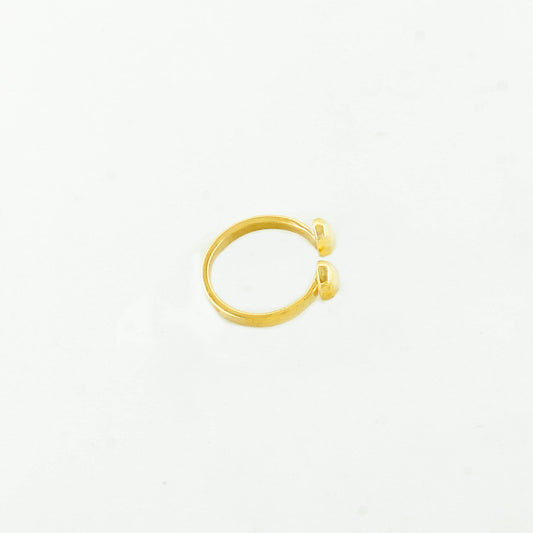 Tone Adjustable Double Ball Ring for Men and Women