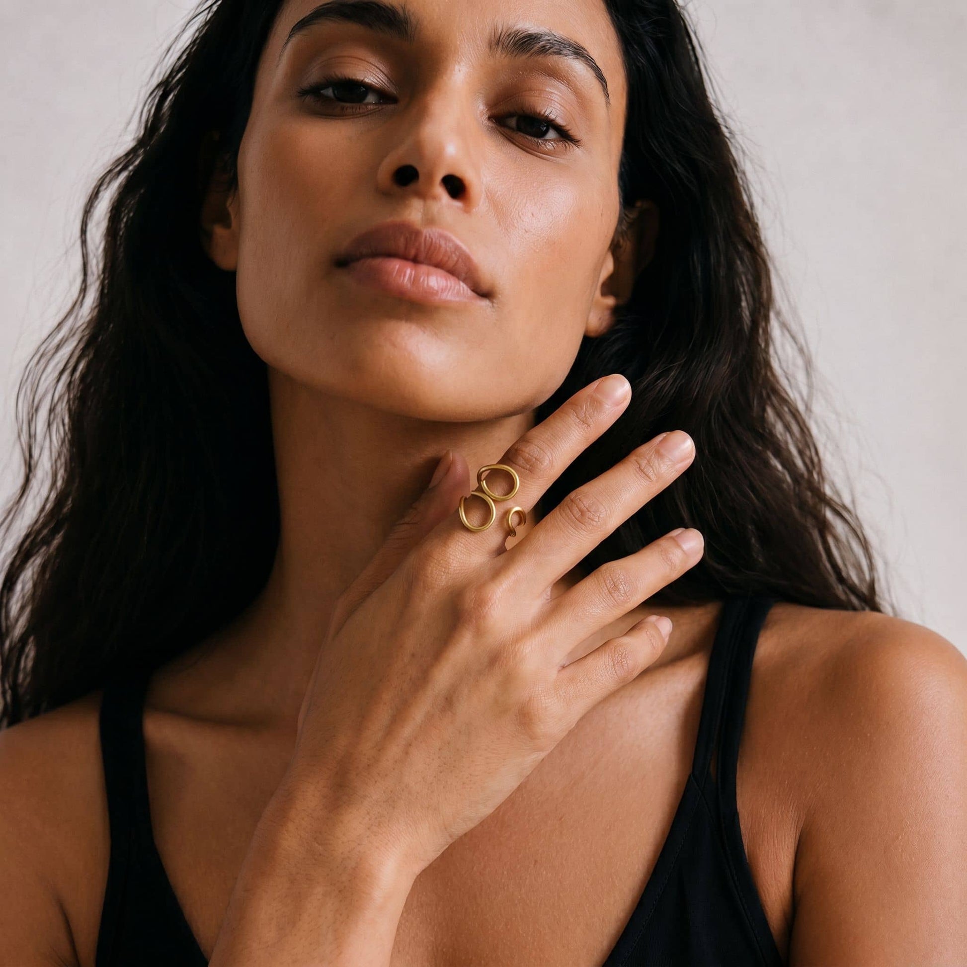 Spiral & Loop Wire Wrap Ring | Tuli