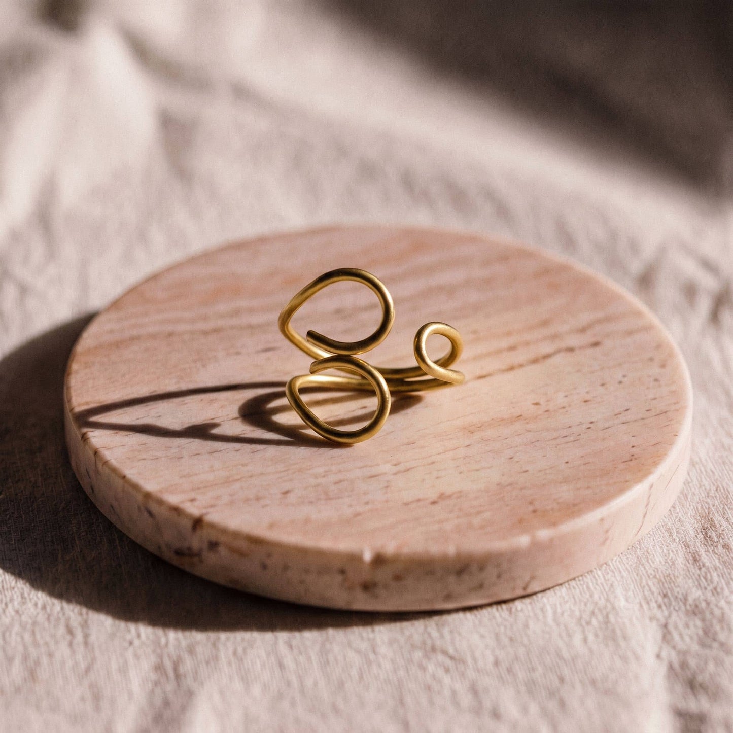 Spiral & Loop Wire Wrap Ring | Tuli