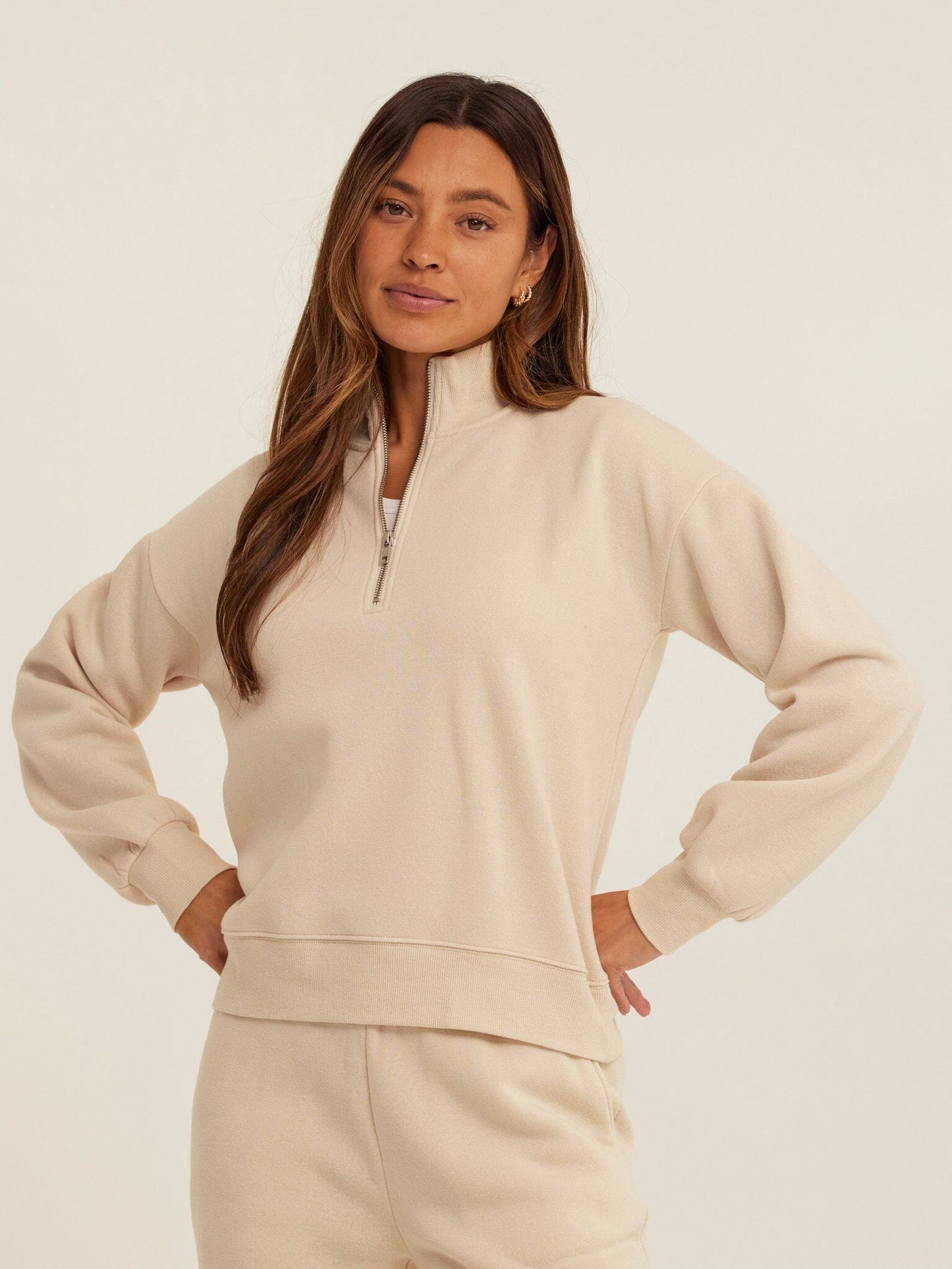 Constance Tribend Fleece Half Zip Pullover