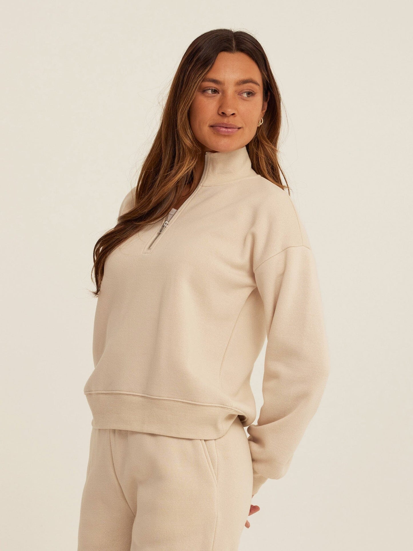 Constance Tribend Fleece Half Zip Pullover