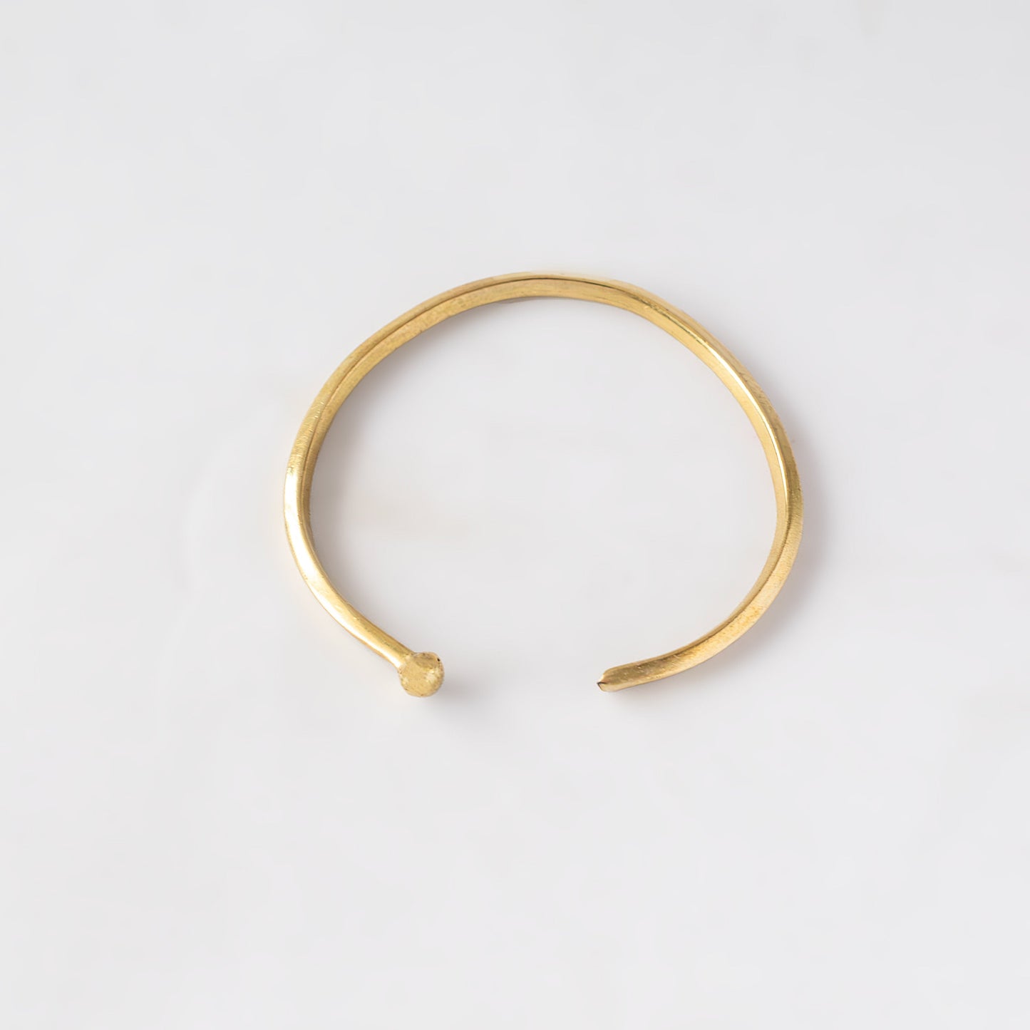 Dot and Nail Open Cuff Bangle for Women - Doa
