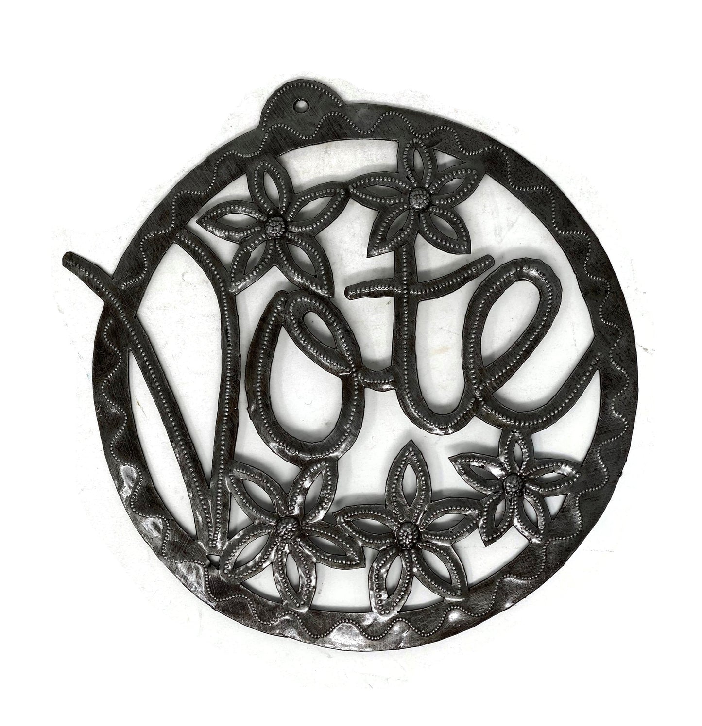 VOTE, Metal Sign, Wall Plaque, Decorative Ornament 7.5