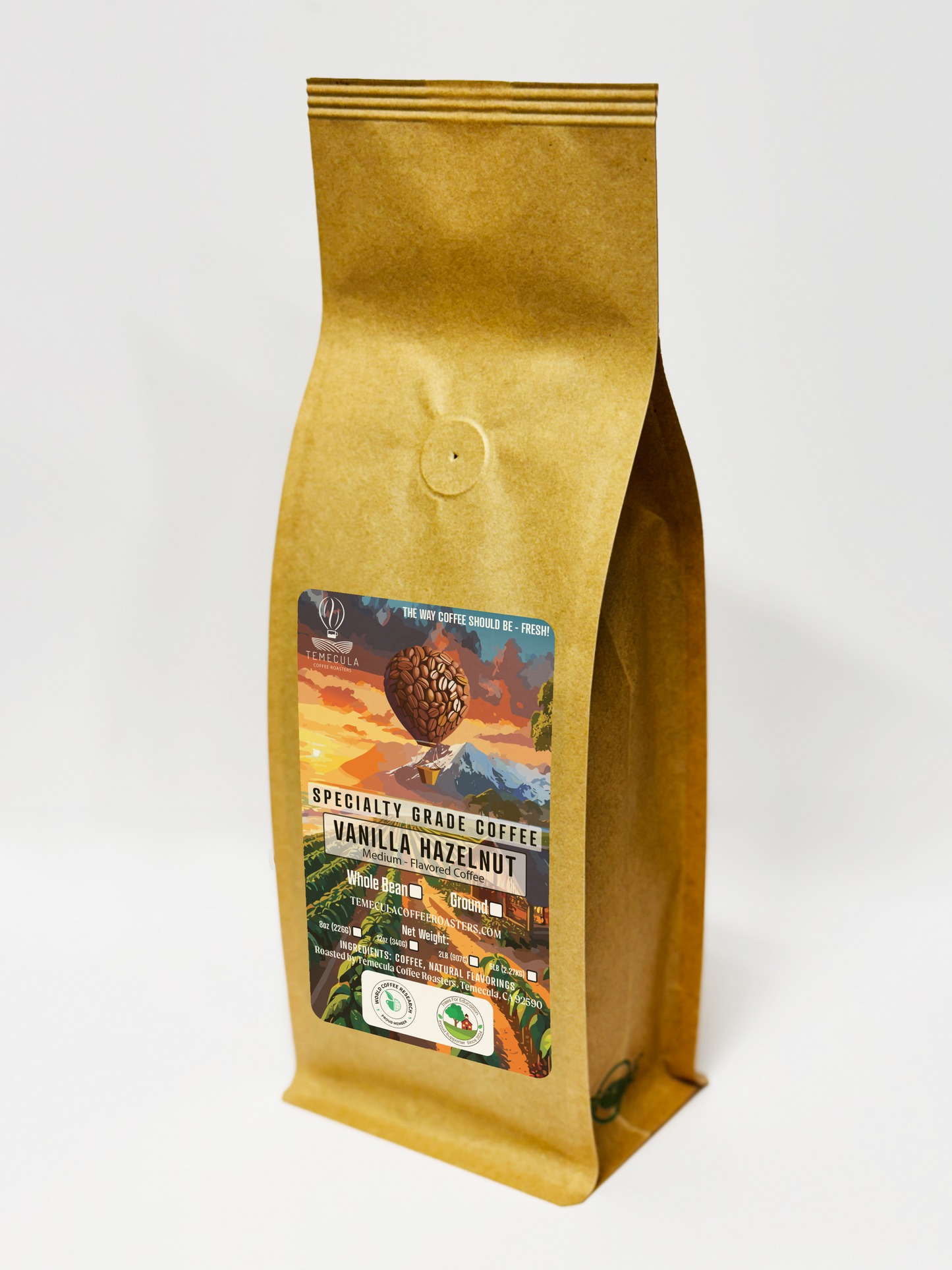 Vanilla Hazelnut Flavored Coffee