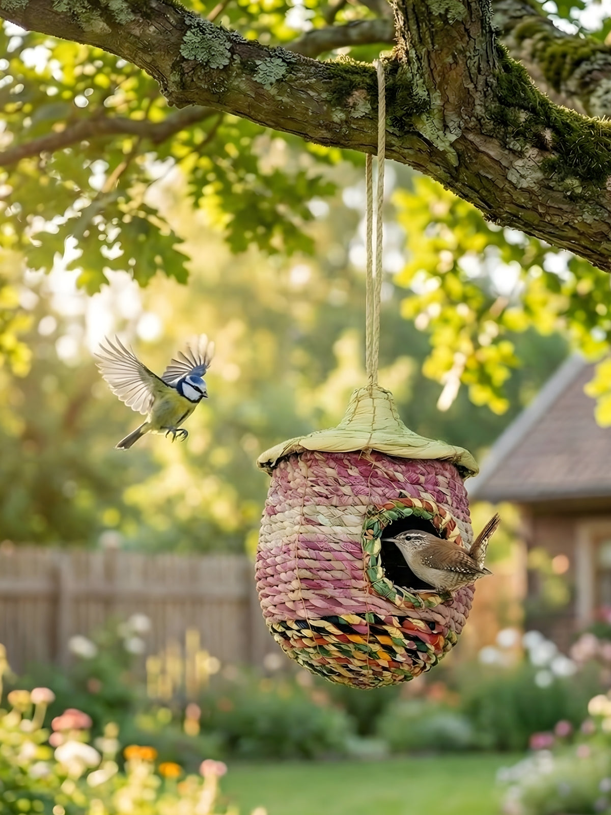 Seagrass & Sari Birdhouse - Acorn
