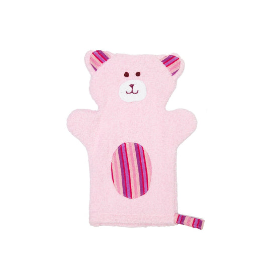 Bear Puppet Washcloth - Oakley the Bear