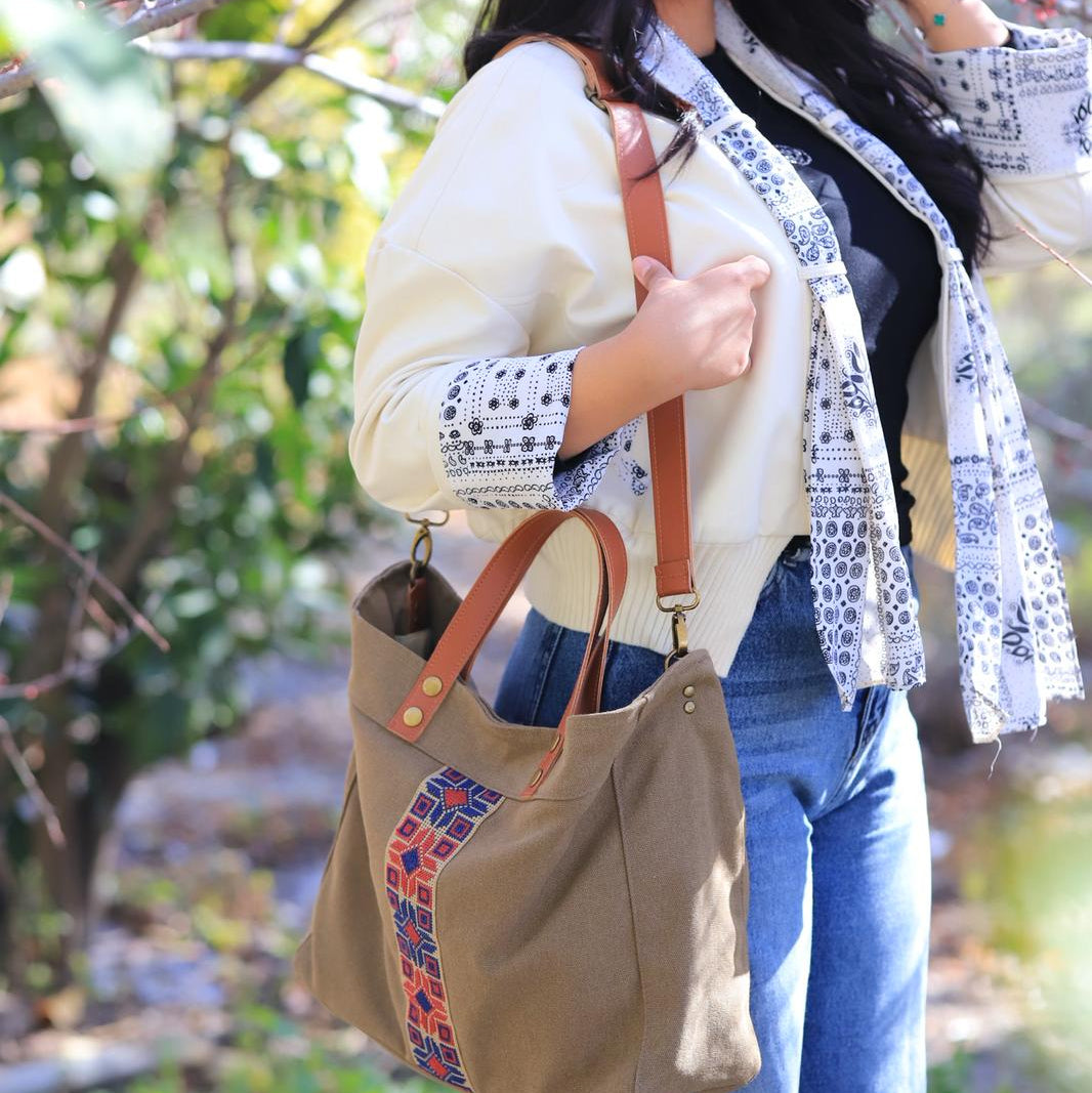Walid Unisex Bag - Tan