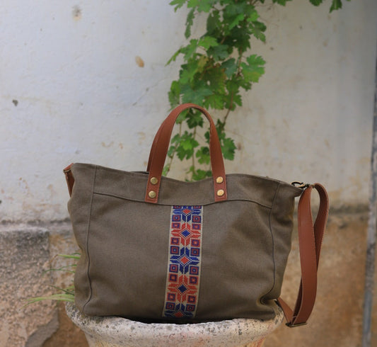 Walid Unisex Bag - Tan