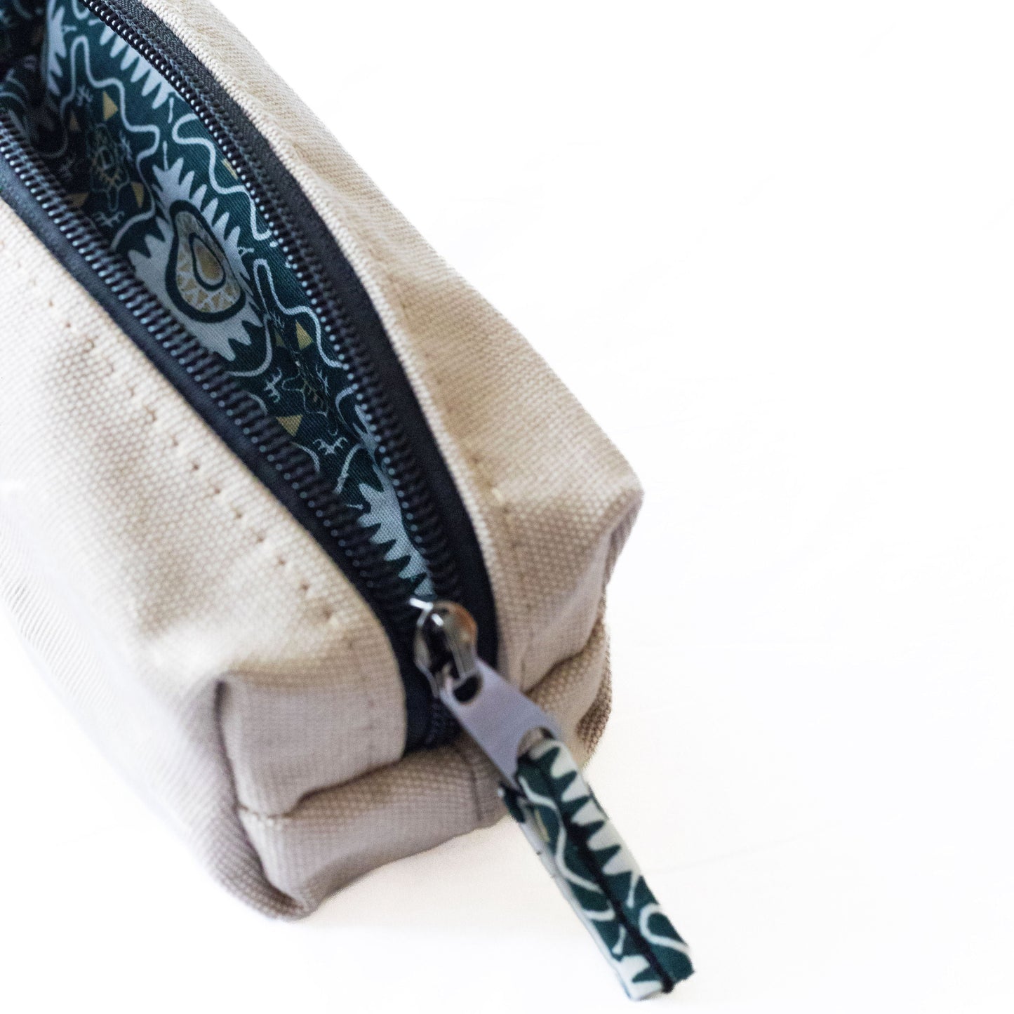 Pencil Pouch Zipper Bag #color_natural