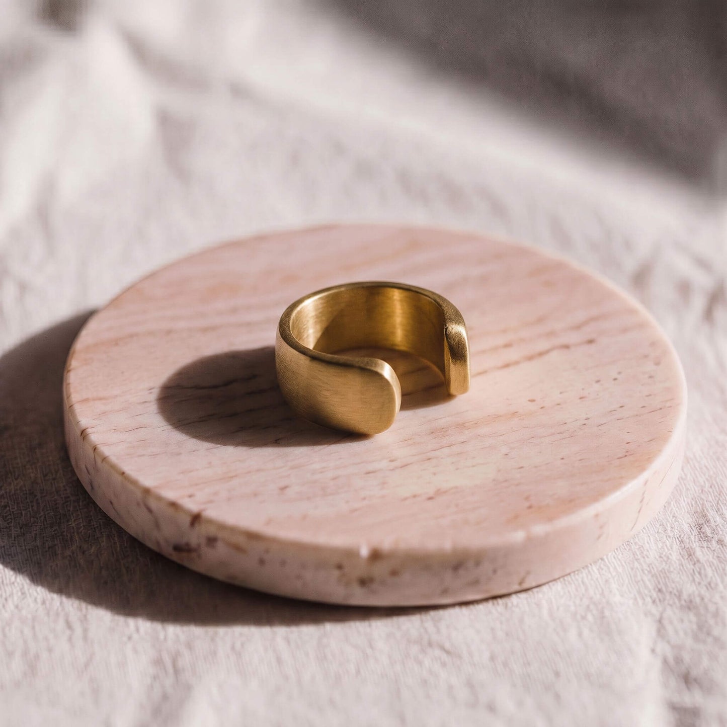 Wide Open Band Cuff Ring | Sia