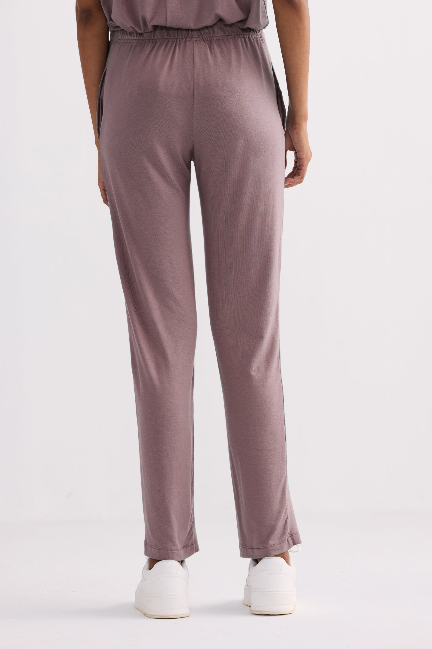 Wide Leg Pant in Dusty Rose