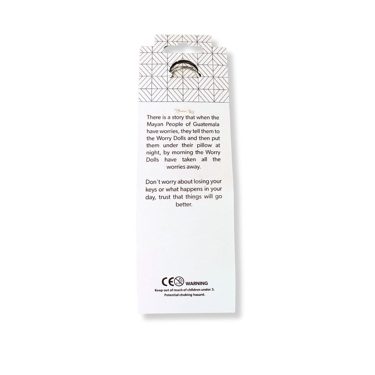 Worry Free Amulet Keyring with Worry Dolls