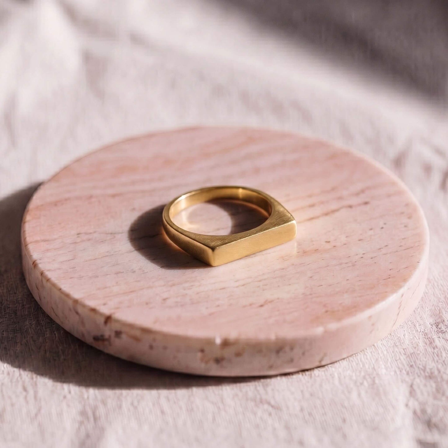 Elegant Brass Blade Ring | Zia Blade
