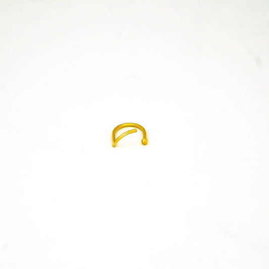 Artistic Open Brass Wire Ring | Zuri - EcoDunia