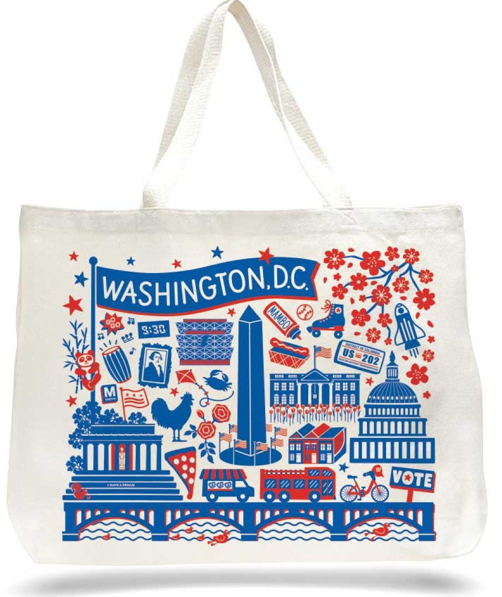 Washington DC Landmarks Candle & Tote Gift Set